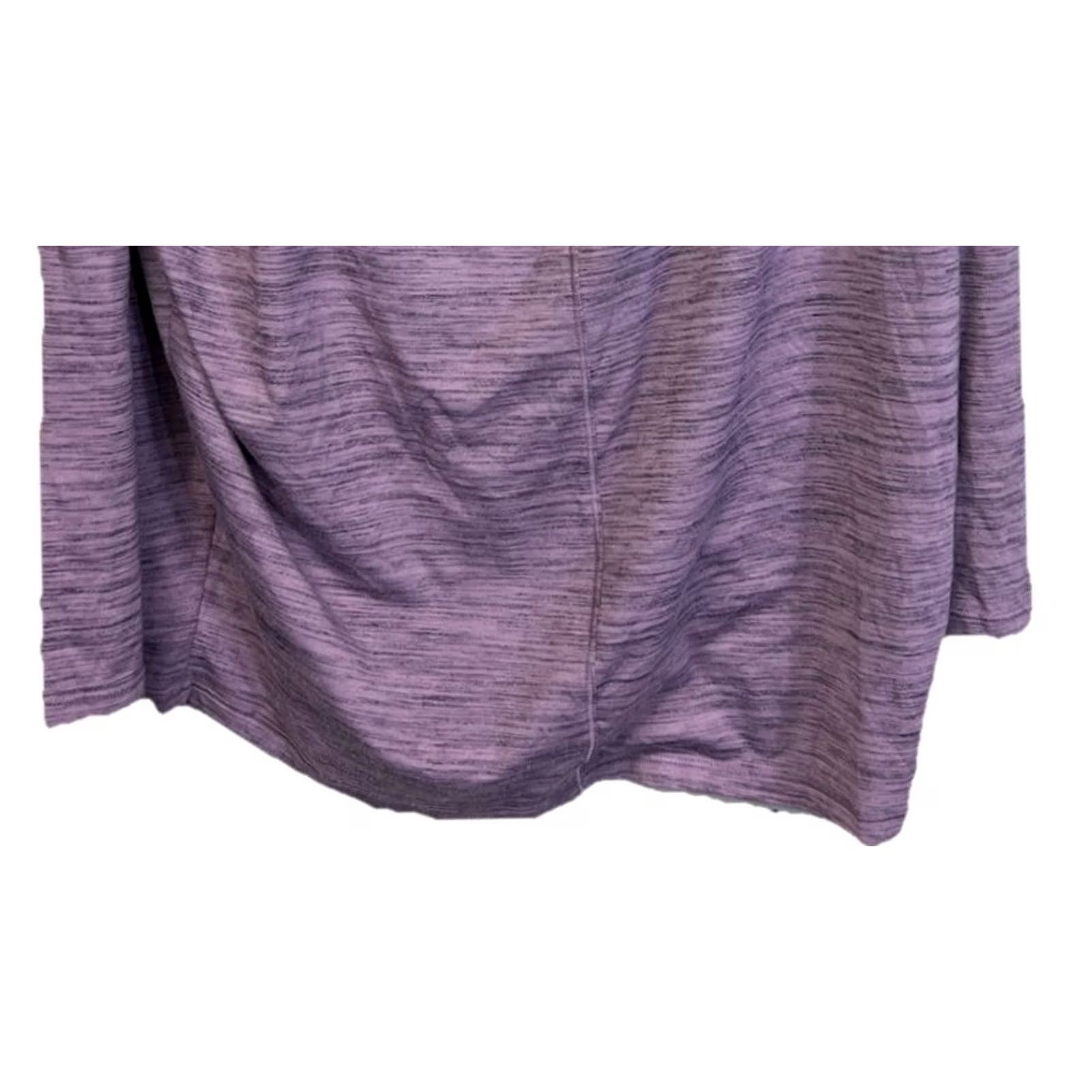 Athleta Athleta Womens Long Sleeve T-Shirt Purple Heather Drape Back Asana Lounge M Womens Size M / US 6-8 / IT 42-44 - 6 Thumbnail