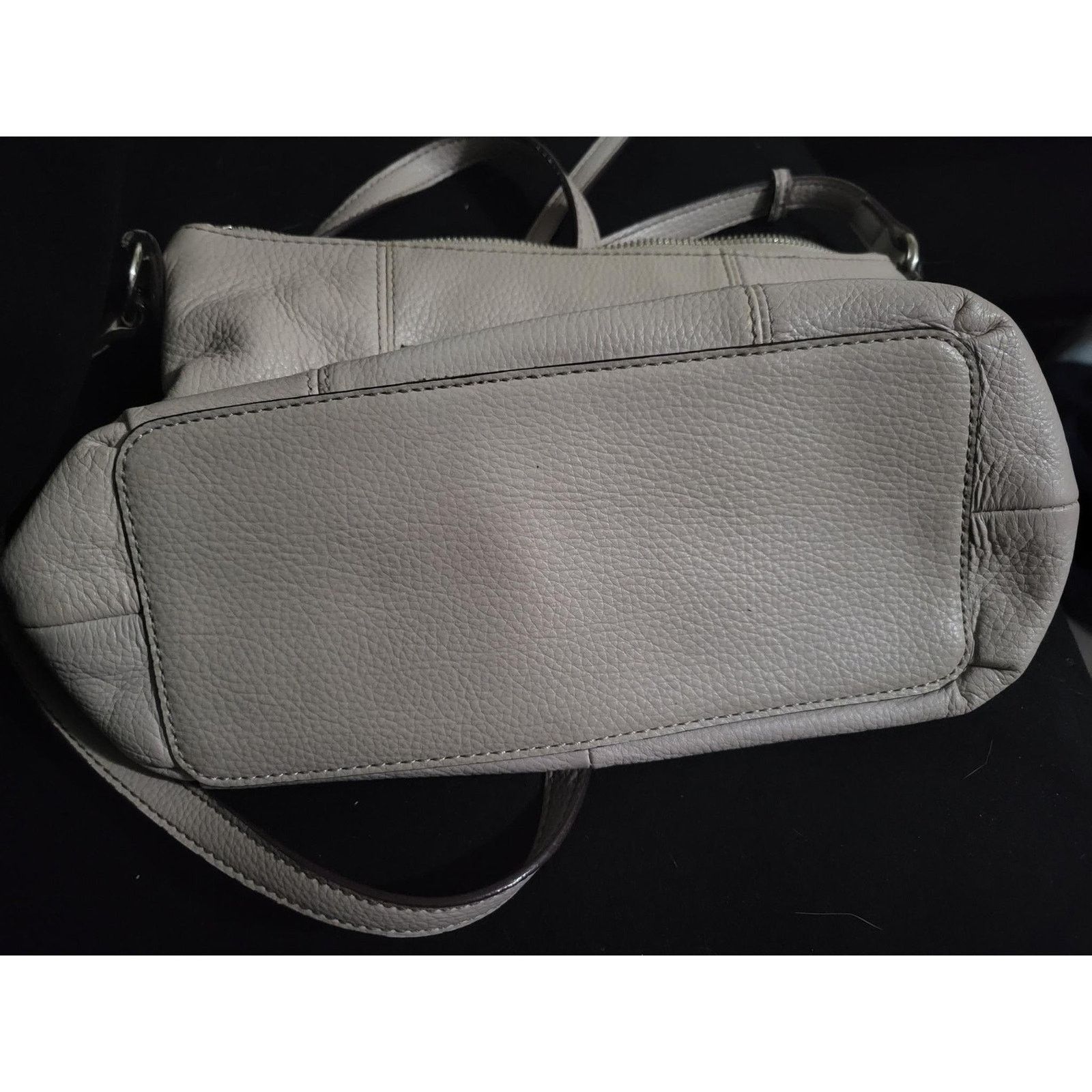 Sanctuary Sanctuary Handbag Gray Leather Satchel Purse Crossbody Bag Size ONE SIZE - 5 Thumbnail
