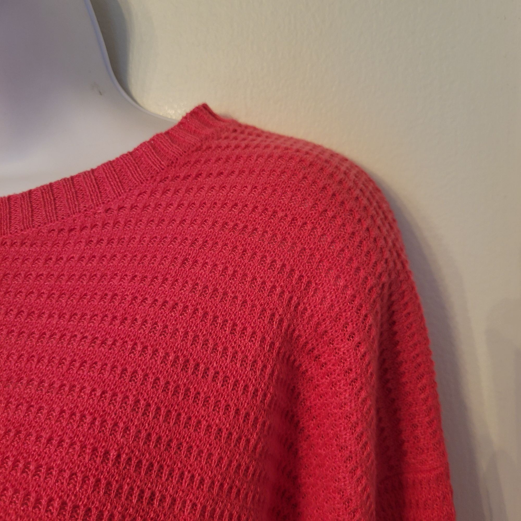 Eileen Fisher Eileen Fisher Coral Waffle Knit Open Cardigan Sweater XS Org Size XS / US 0-2 / IT 36-38 - 2 Thumbnail