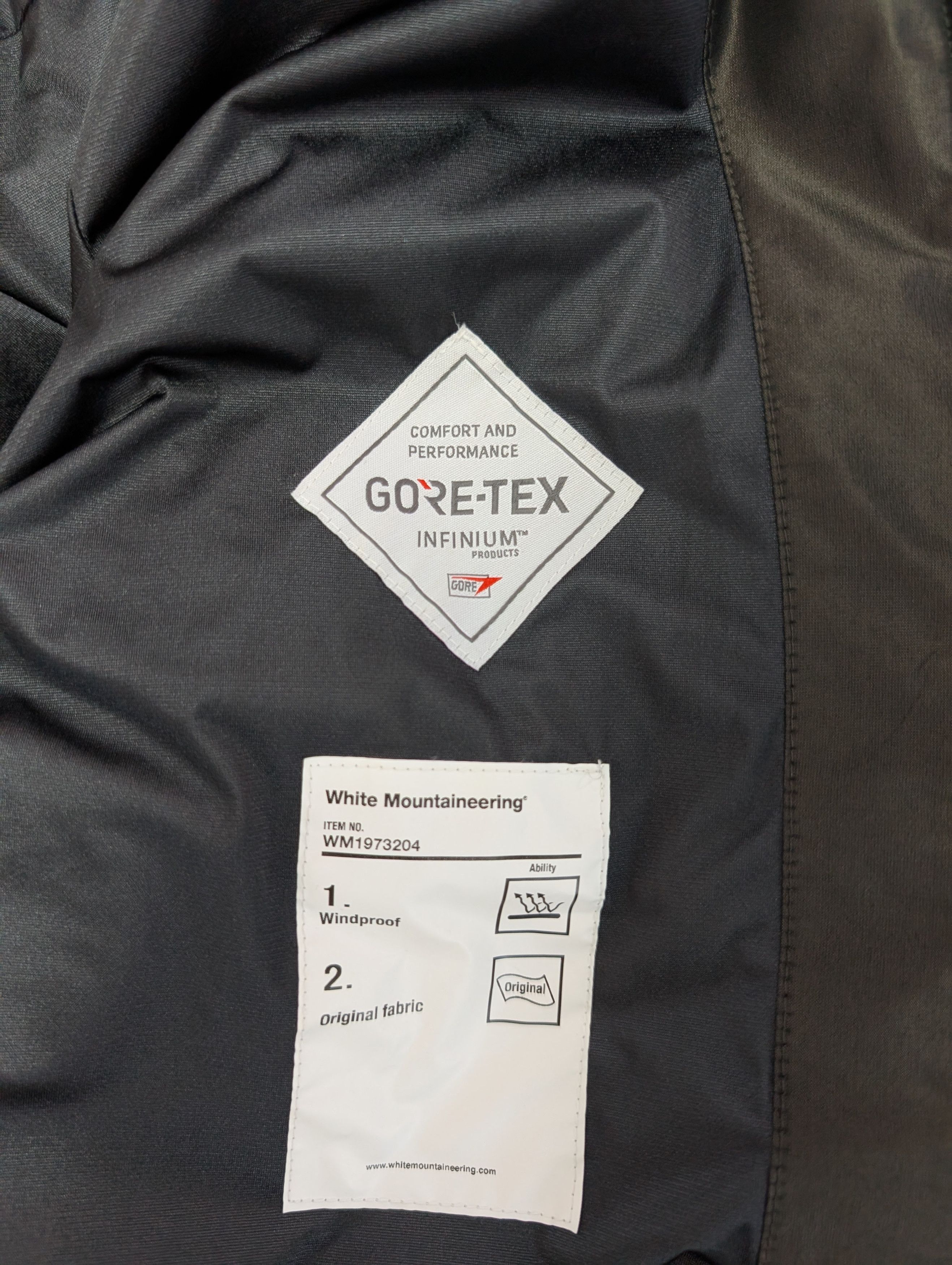 White Mountaineering GORE-TEX Infinitum with Stitched Quilted Boa Jacket Size US M / EU 48-50 / 2 - 8 Thumbnail