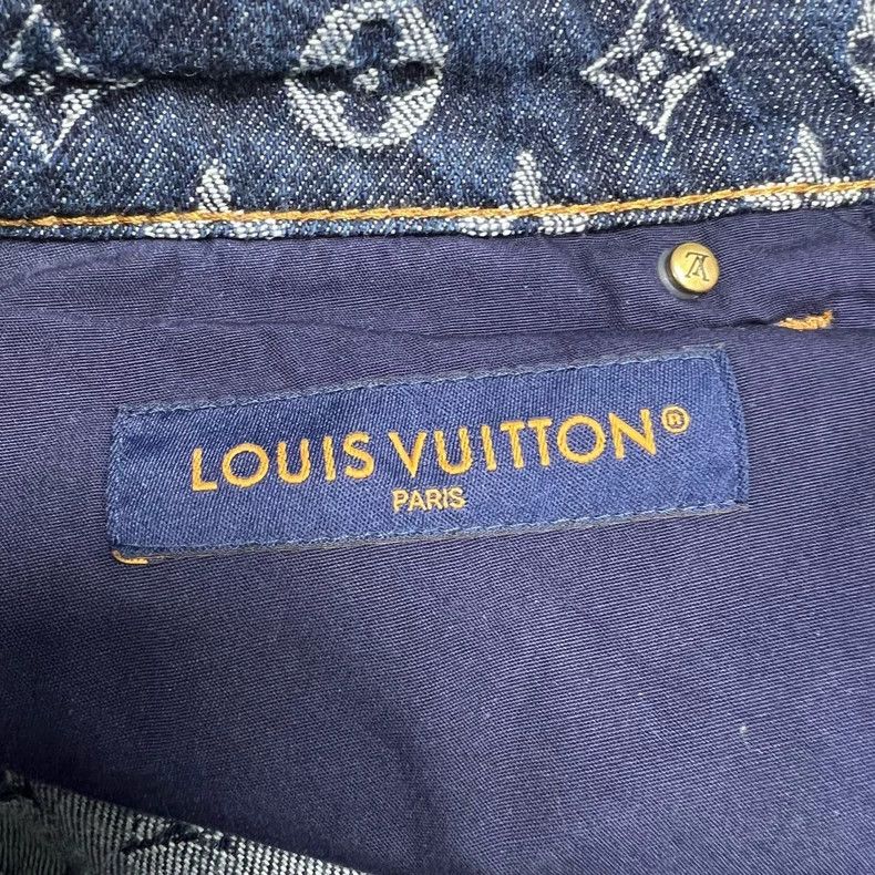 Louis Vuitton Louis Vuitton 24 new presbyopic full print denim pants 2502 Size US 29 - 3 Thumbnail