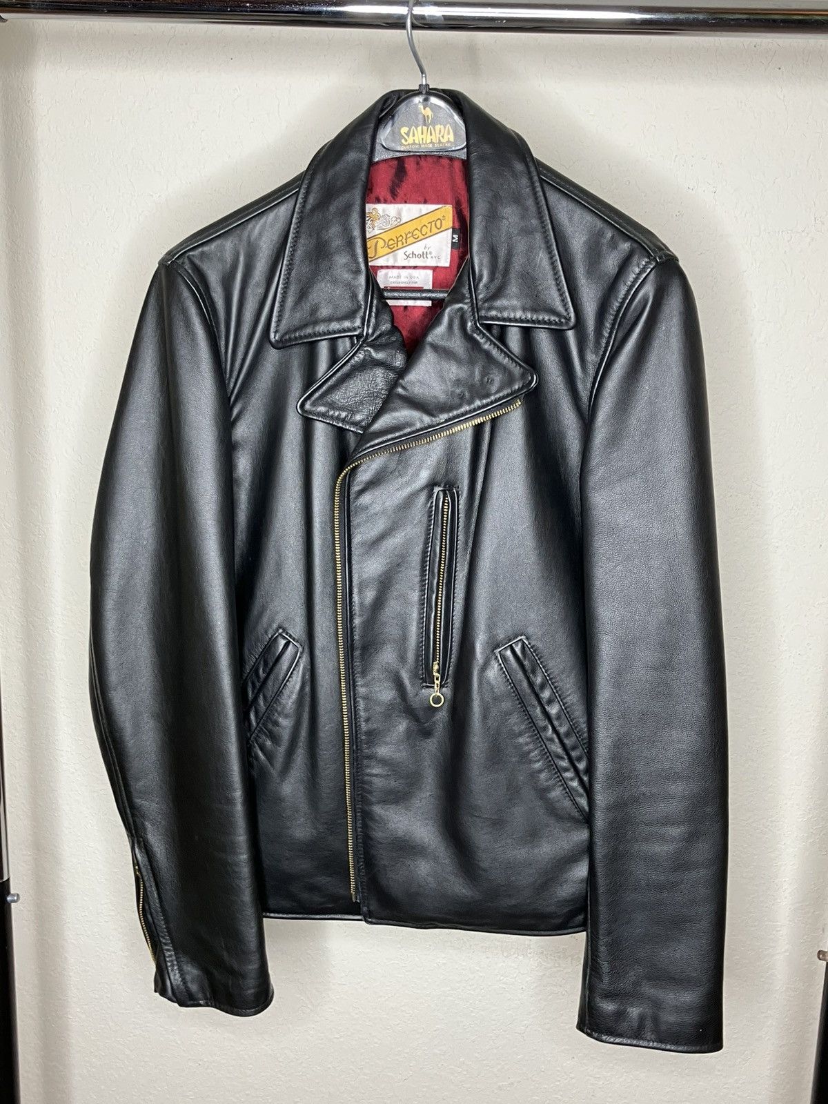 Schott × Supreme Supreme Schott Leather Car Coat Black | Grailed