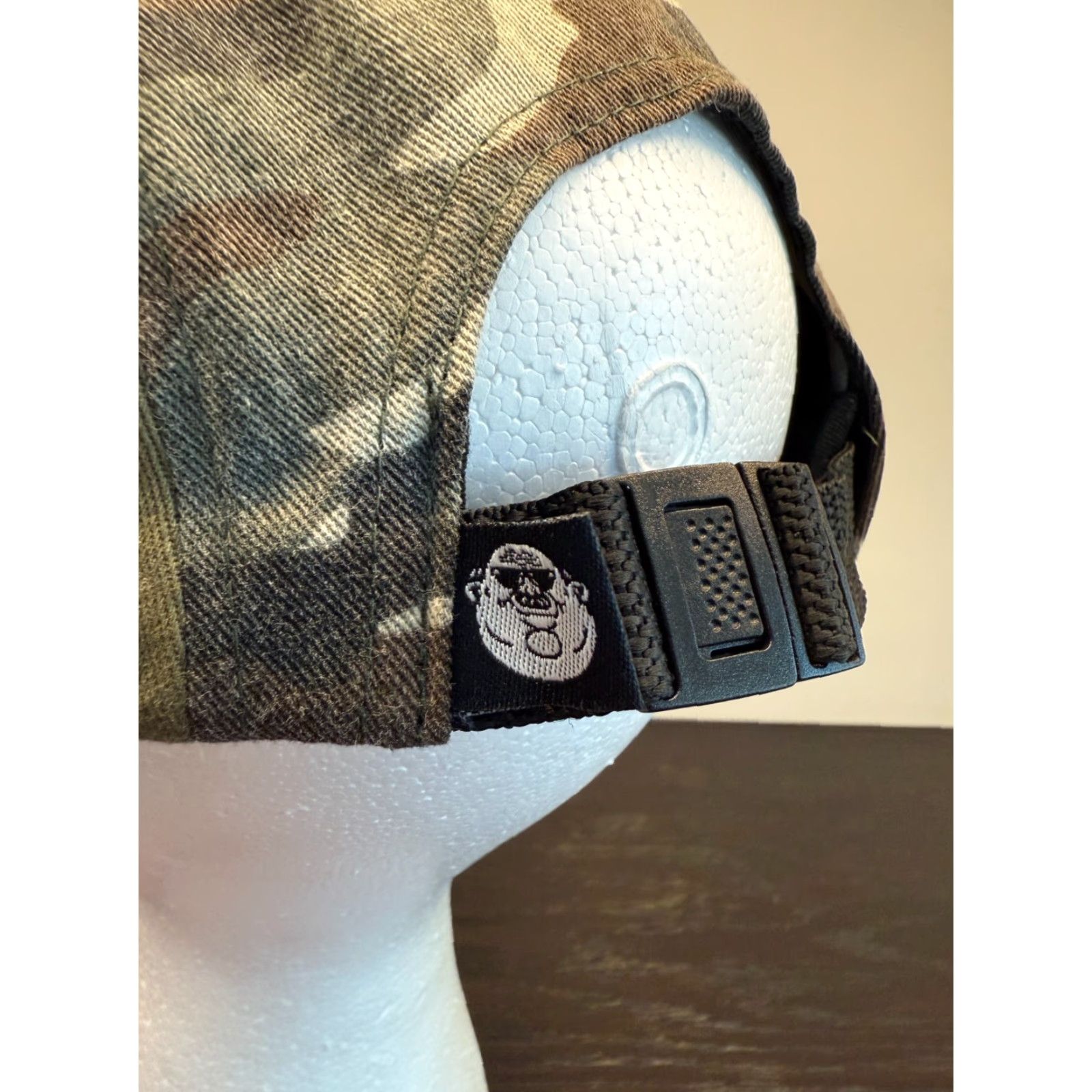 Vintage Fat Head's Brewery Hat Cap Mens Green Camo 5 Panel Adjustable Strapback OSFM 1 Size Size ONE SIZE - 5 Thumbnail