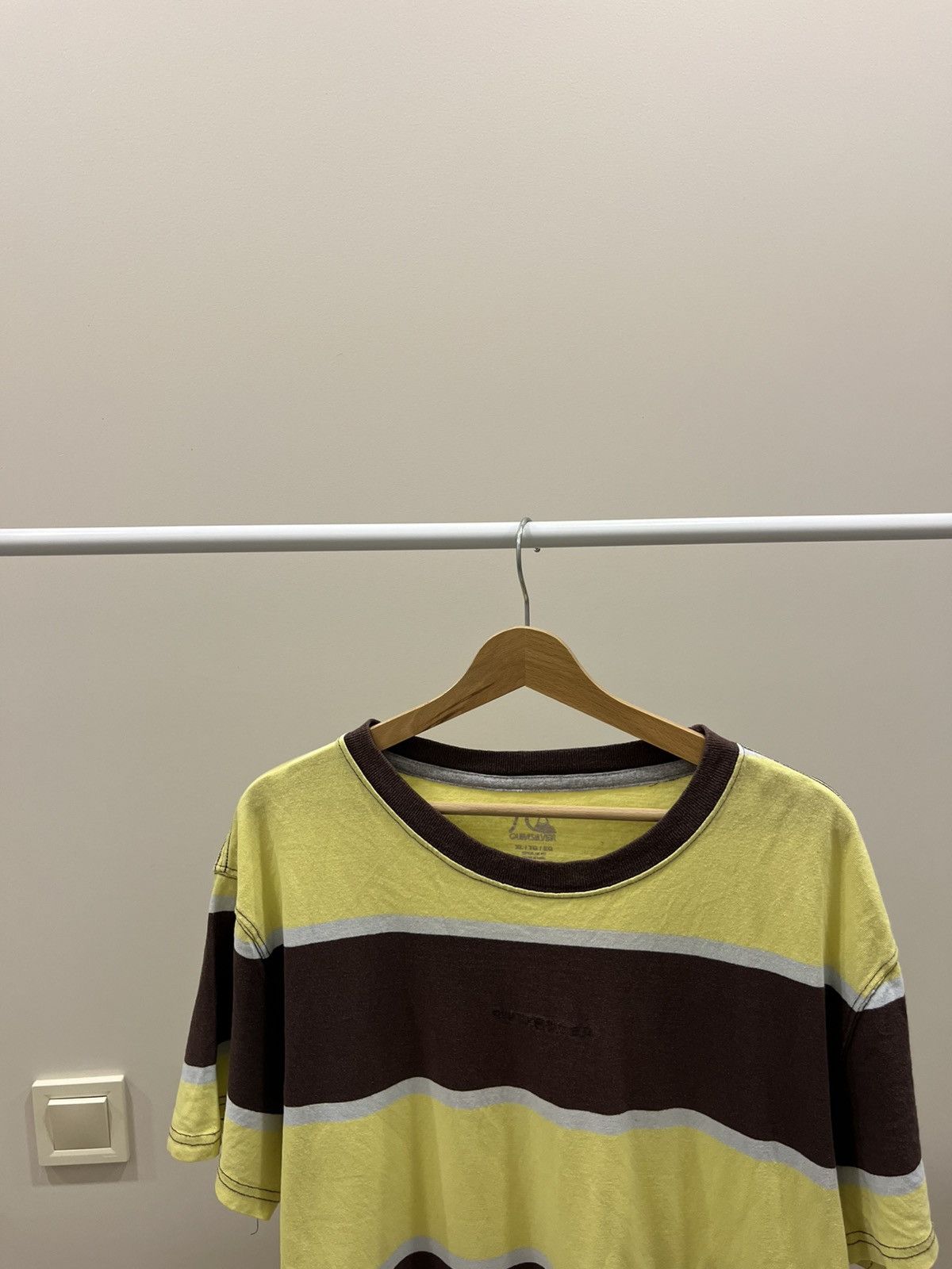 Quiksilver Y2K Vintage 90s Quiksilver Tshirt Striped Size XL Size US XL / EU 56 / 4 - 2 Thumbnail