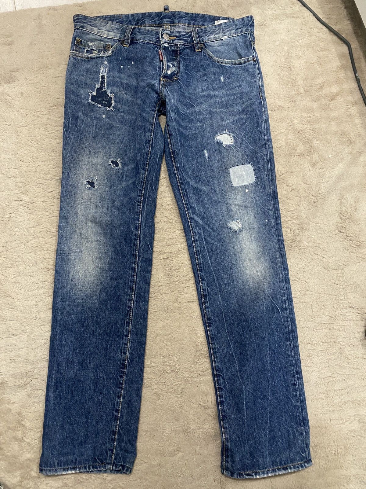 Dsquared2 Dsquared2 Luxury jeans denim with patch trosuers Size US 32 / EU 48 - 1 Thumbnail