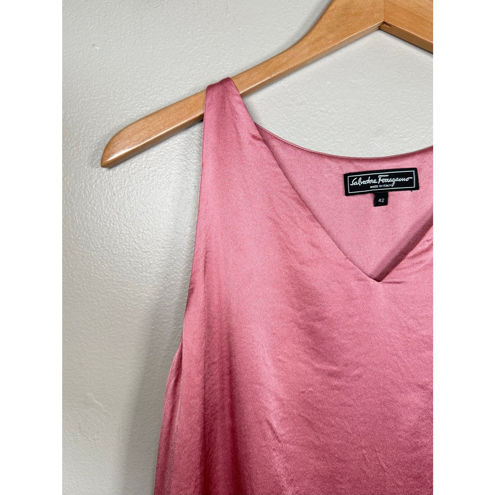 Salvatore Ferragamo Salvatore Ferragamo Silk Camisole size 42/6 US $650 Size M / US 6-8 / IT 42-44 - 10 Thumbnail
