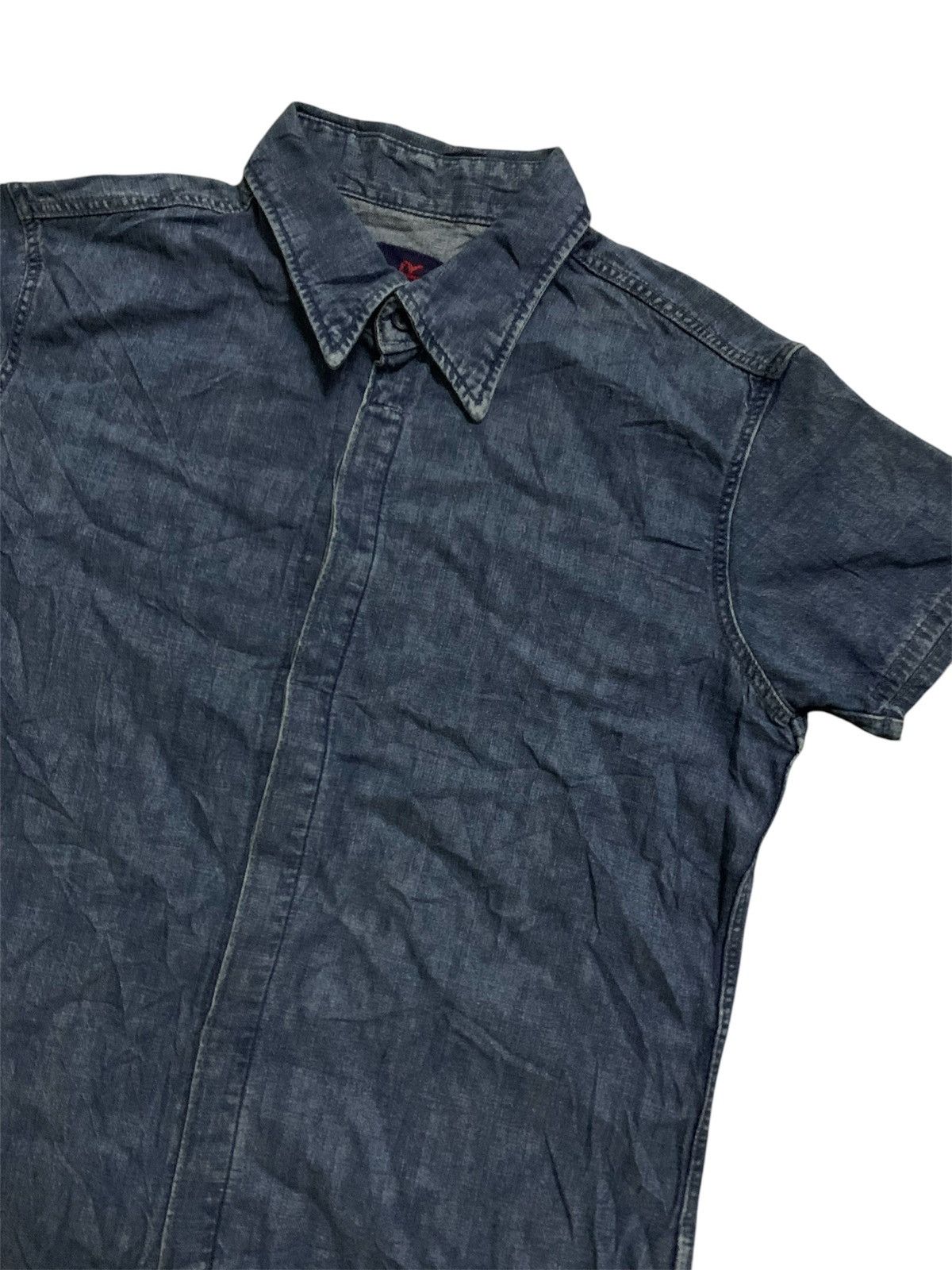 45rpm 💥45rpm Indigo Blue Button Shirt Size S / US 4 / IT 40 - 4 Thumbnail