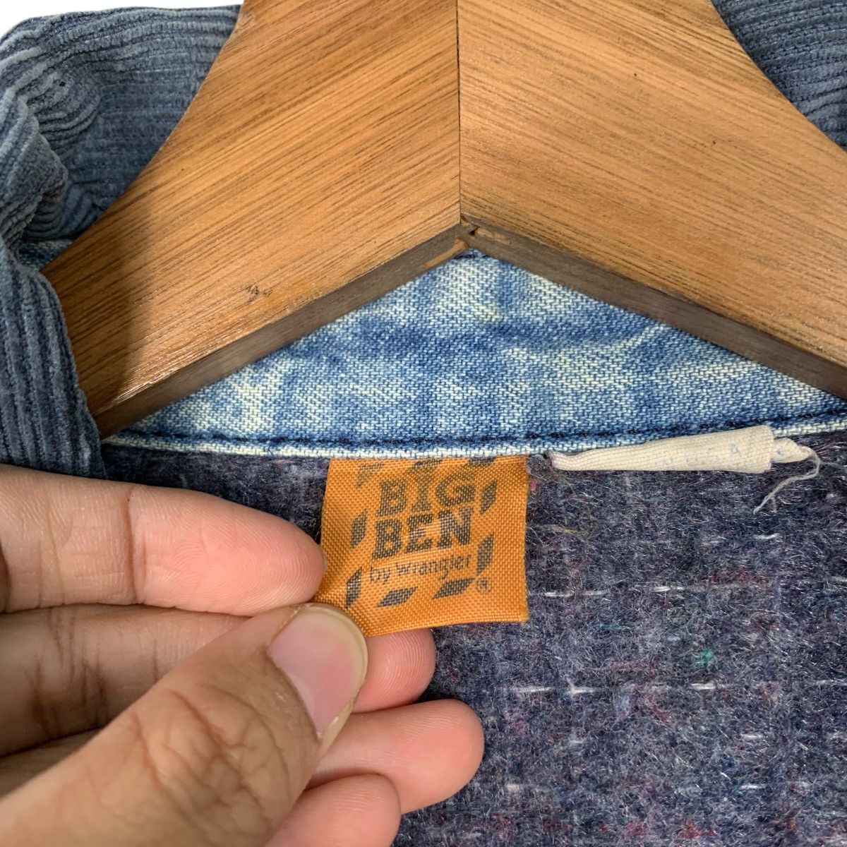 Japanese Brand BIG BEN by Wrangler Blanket Lined Denim Jacket #2141-C94 Size US M / EU 48-50 / 2 - 16 Thumbnail