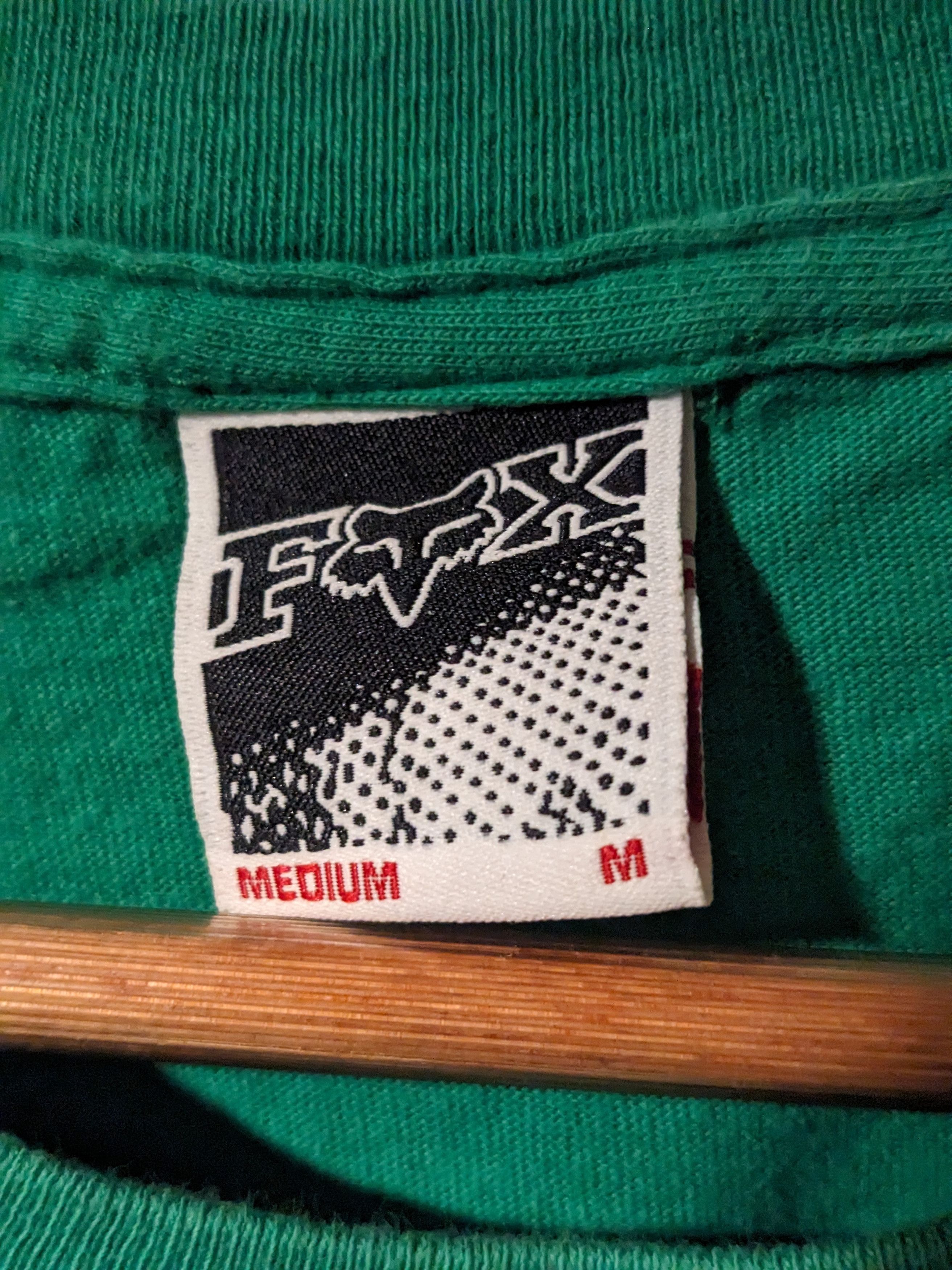 Fox Racing × Vintage Vintage Y2K Fox Racing Motocross Racing Green Medium T-Shirt Size US M / EU 48-50 / 2 - 3 Thumbnail