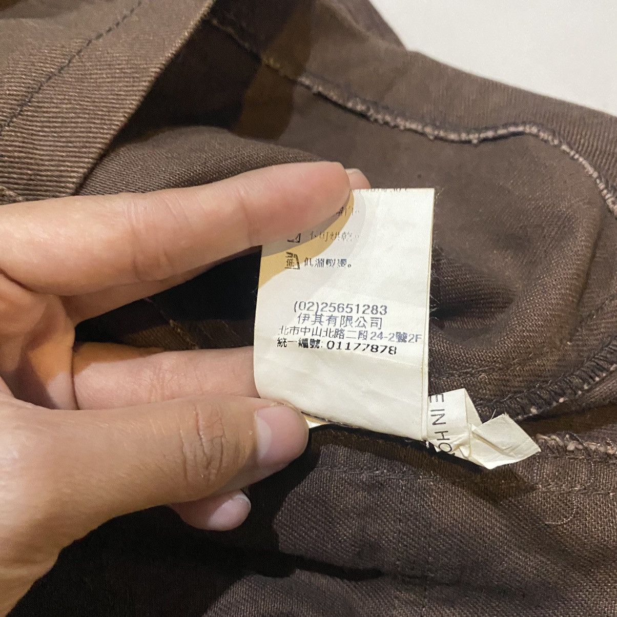 Seditionaries × Vintage Vintage Brown Cargo Midi Skirt Japanese Y2K Grunge Size 38" / US 16 / IT 52 - 10 Thumbnail