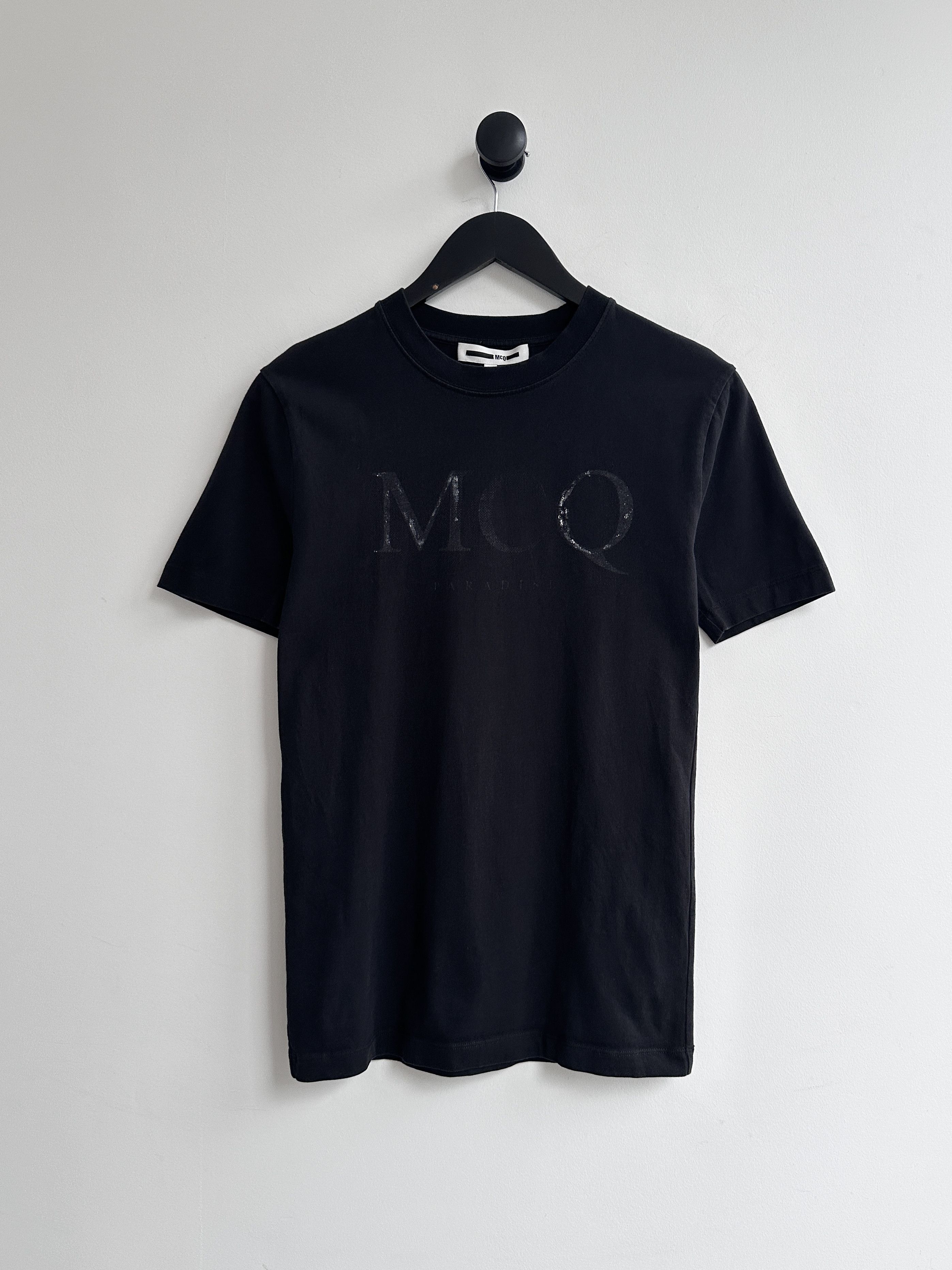 Alexander McQueen McQ Alexander McQueen Black Tee Shirt Size S / US 4 / IT 40 - 1 Thumbnail