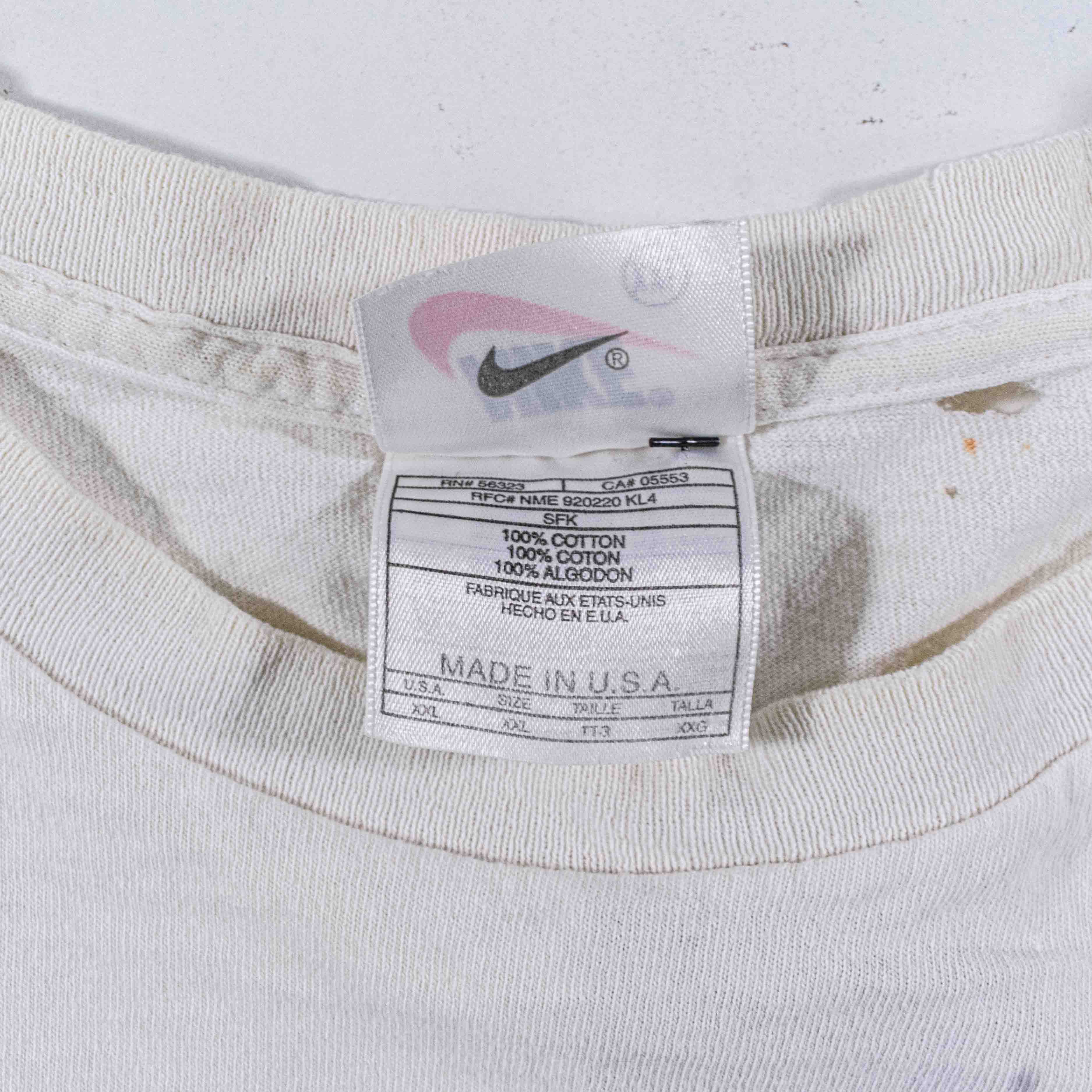Nike NIKE New York MetroStars Taxi Swoosh T-Shirt Distressed Size US XXL / EU 58 / 5 - 18 Thumbnail