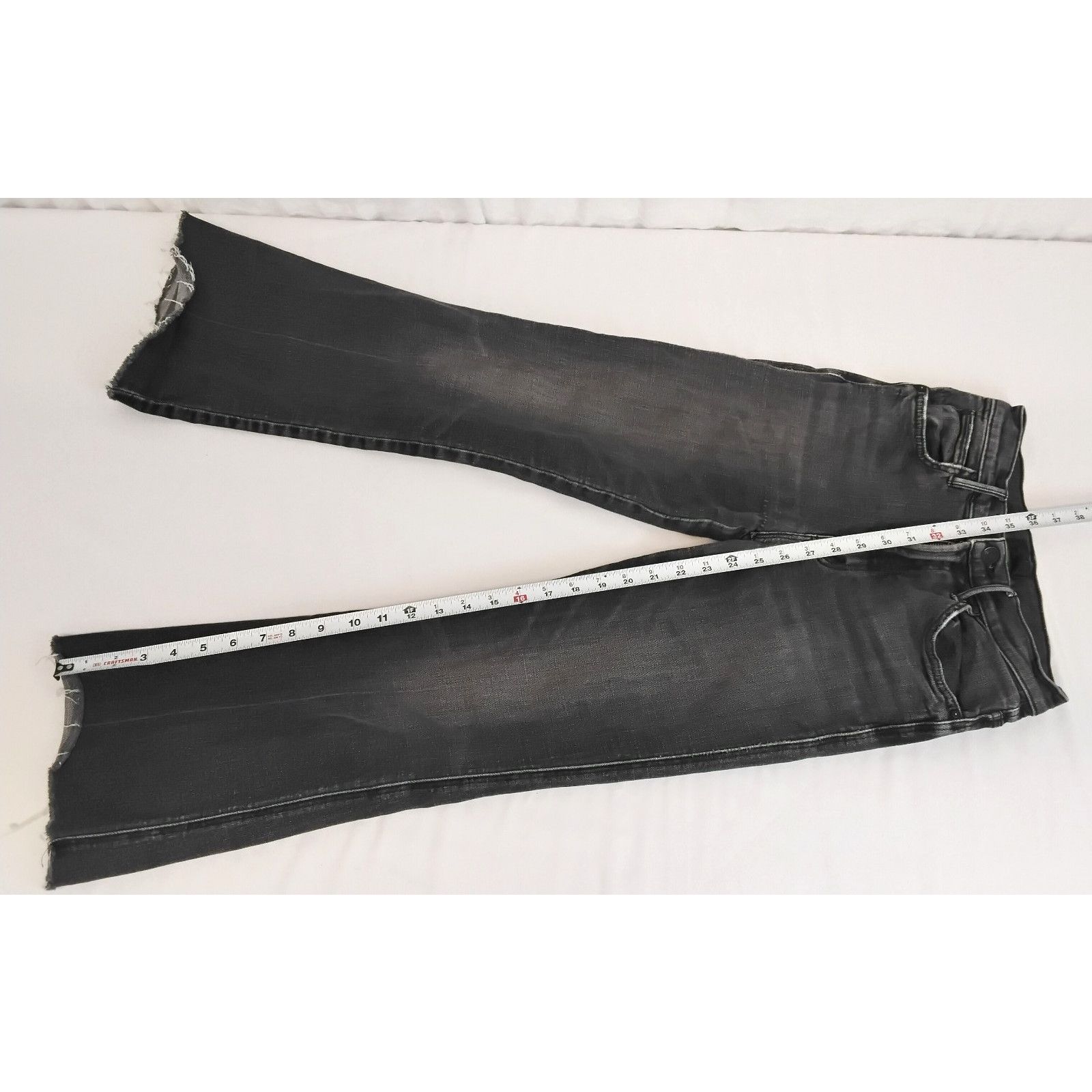 MOTHER Mother Denim Jeans Women's 25 Black The Desperado Ankle Size 25" / US 0 / IT 36 - 15 Thumbnail