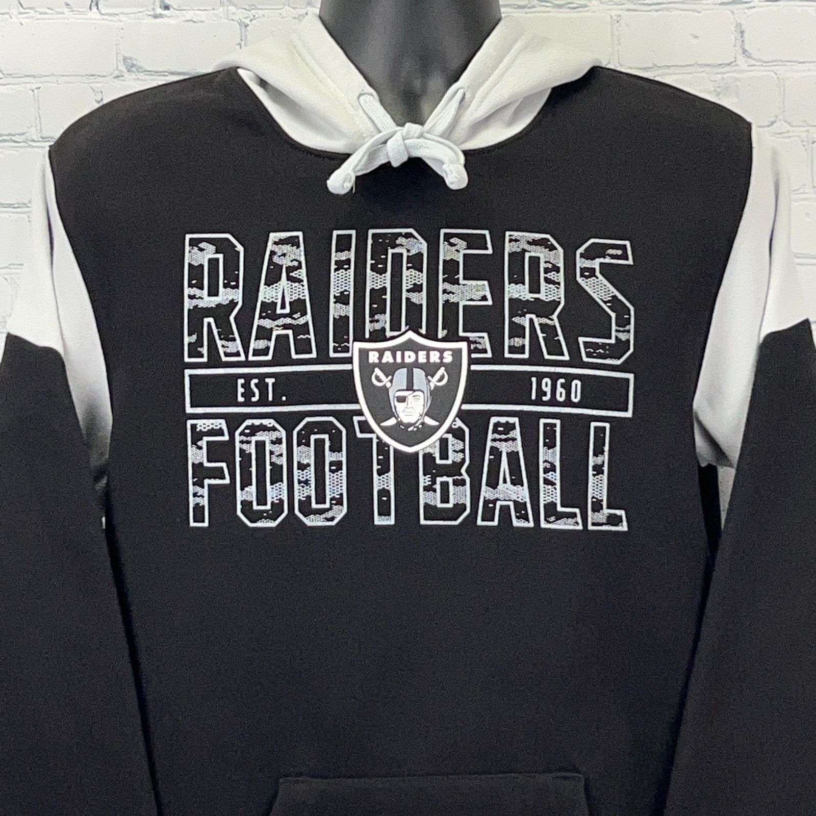 NFL Las Vegas Raiders Hoodie Hooded Sweatshirt NFL Team Black M Size US M / EU 48-50 / 2 - 1 Thumbnail