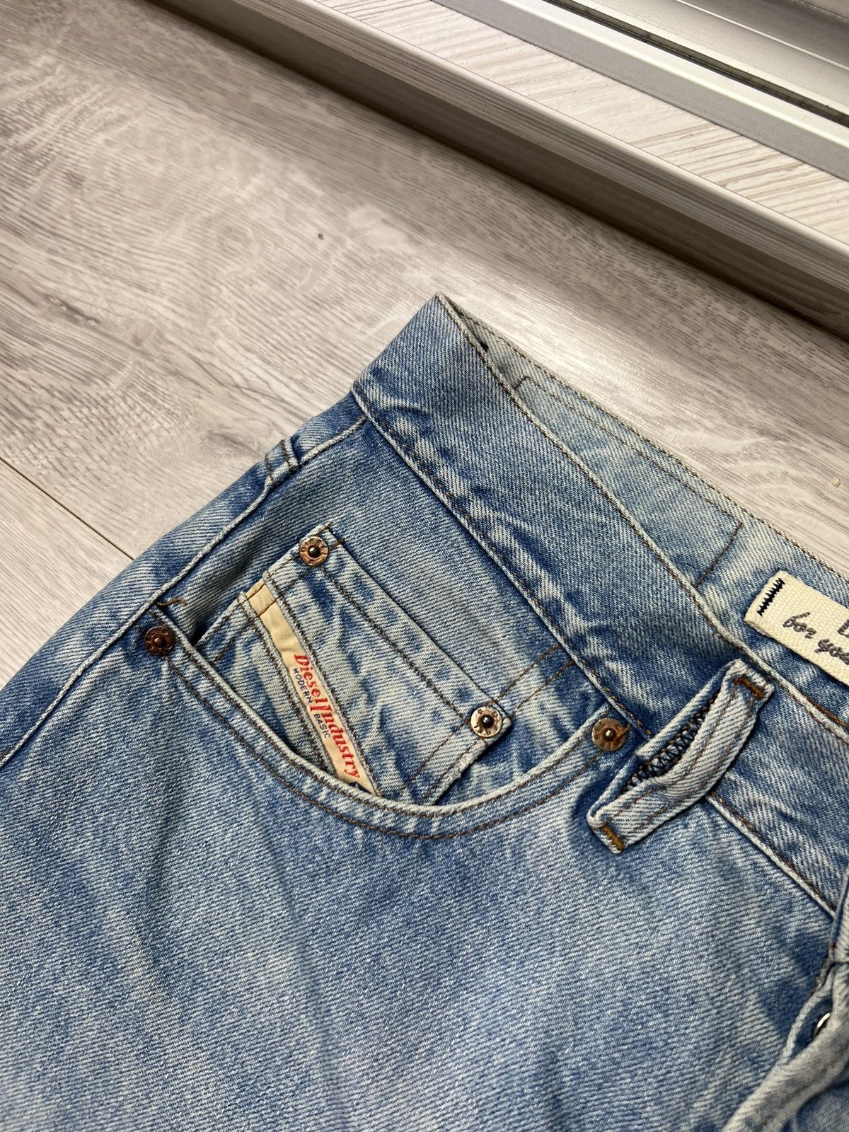 Diesel × Vintage Vintage Diesel Blue Straight Jeans / Denim Pants Size US 32 / EU 48 - 8 Thumbnail