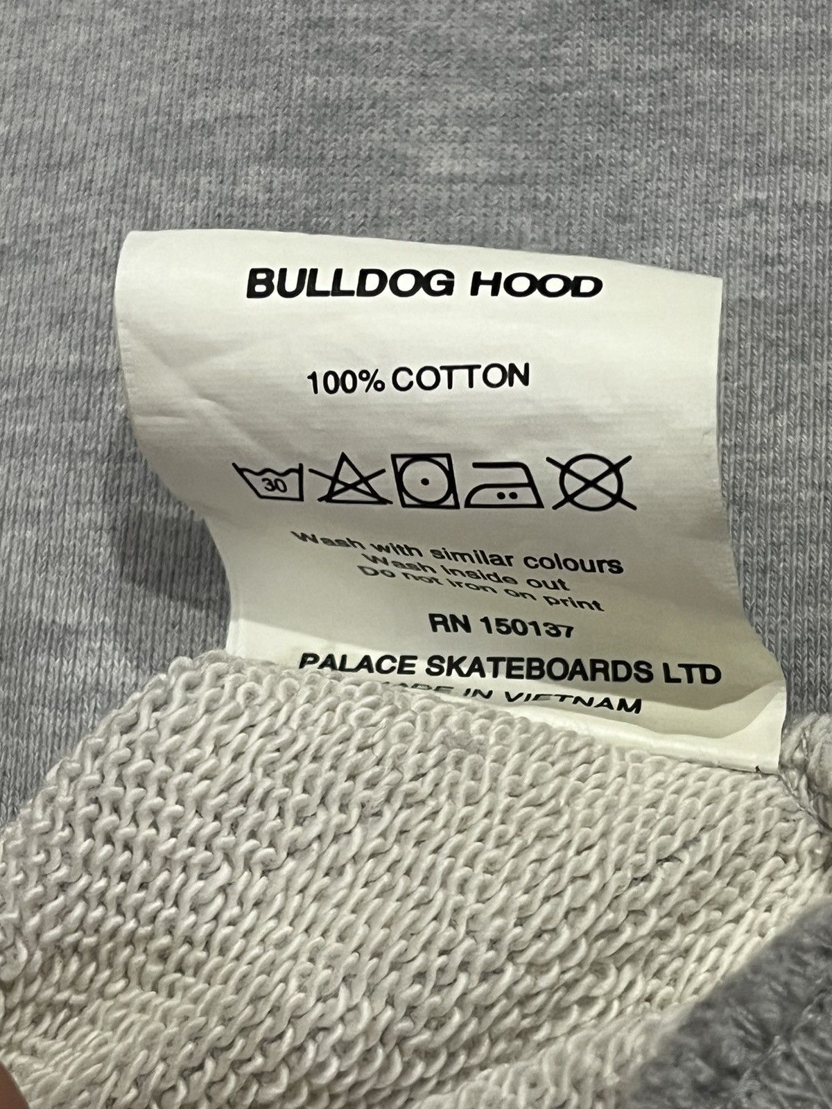 Palace Palace Bulldog Hoodie Grey Marl Size US S / EU 44-46 / 1 - 8 Thumbnail