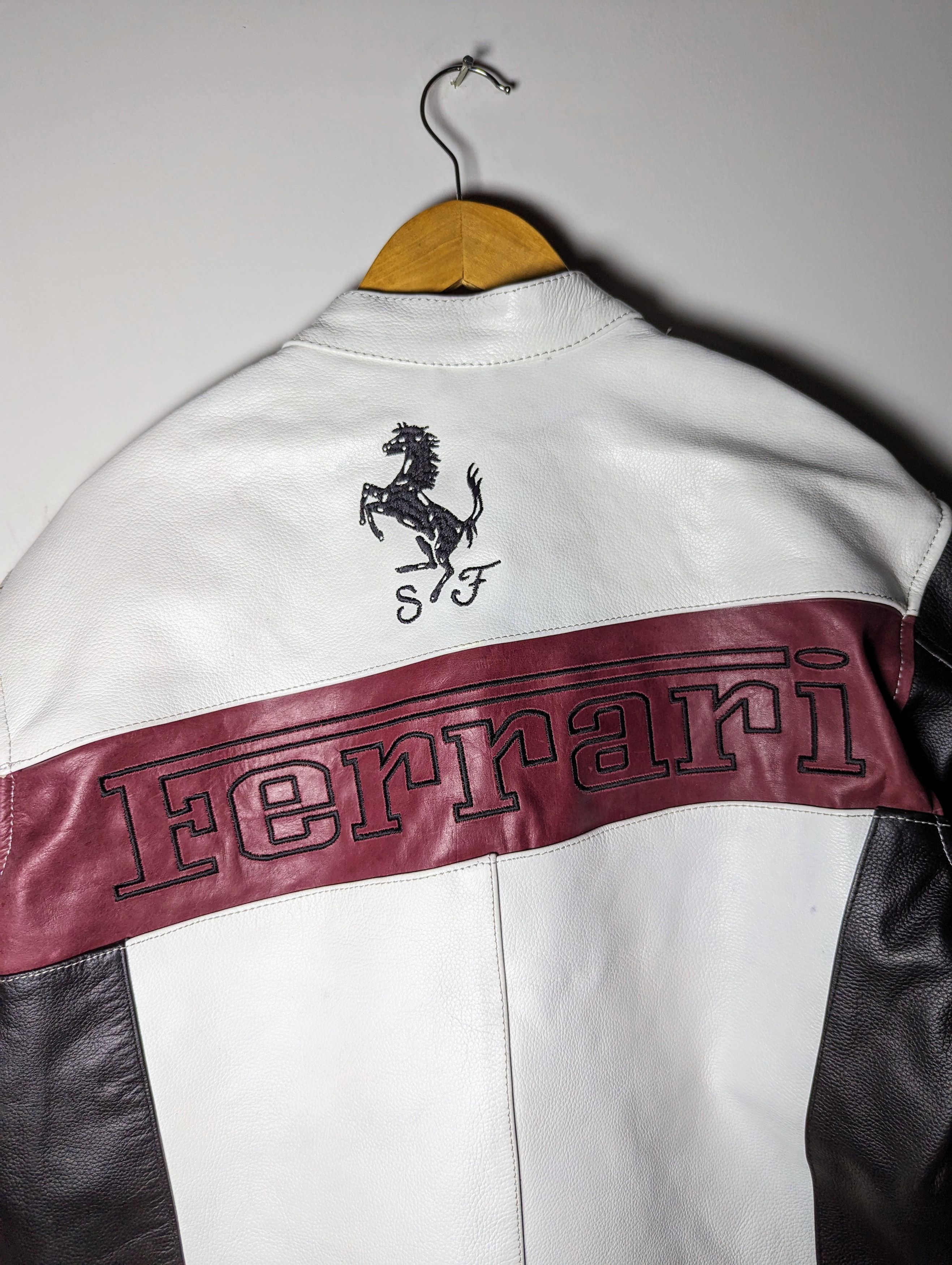 Genuine Leather 🔥💸 FERRARI 👀 LEATHER JACKET F1 STREETWEAR Size US M / EU 48-50 / 2 - 11 Thumbnail