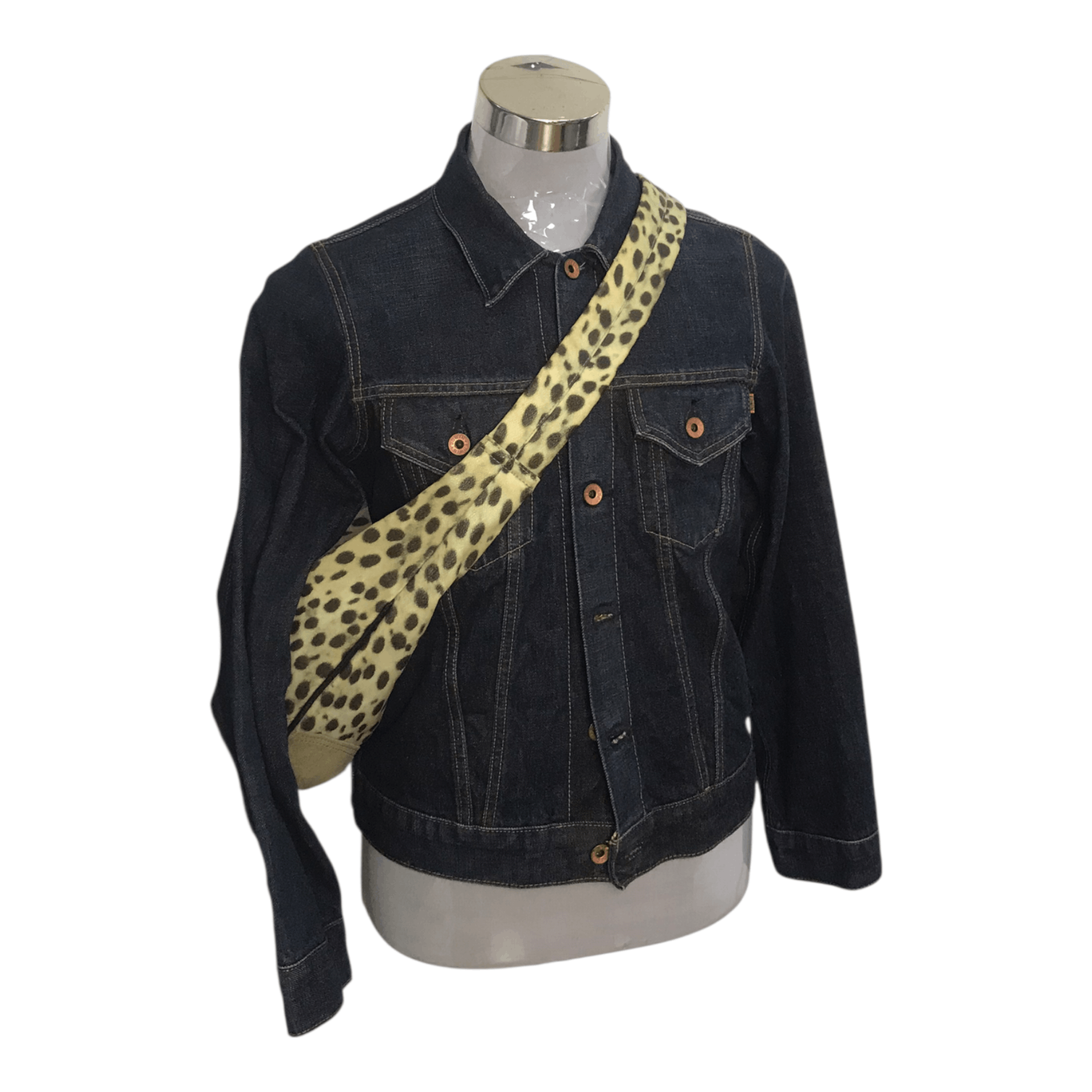 Japanese Brand Leopard Style Banana Half Leather Sling Bag Size ONE SIZE - 2 Thumbnail