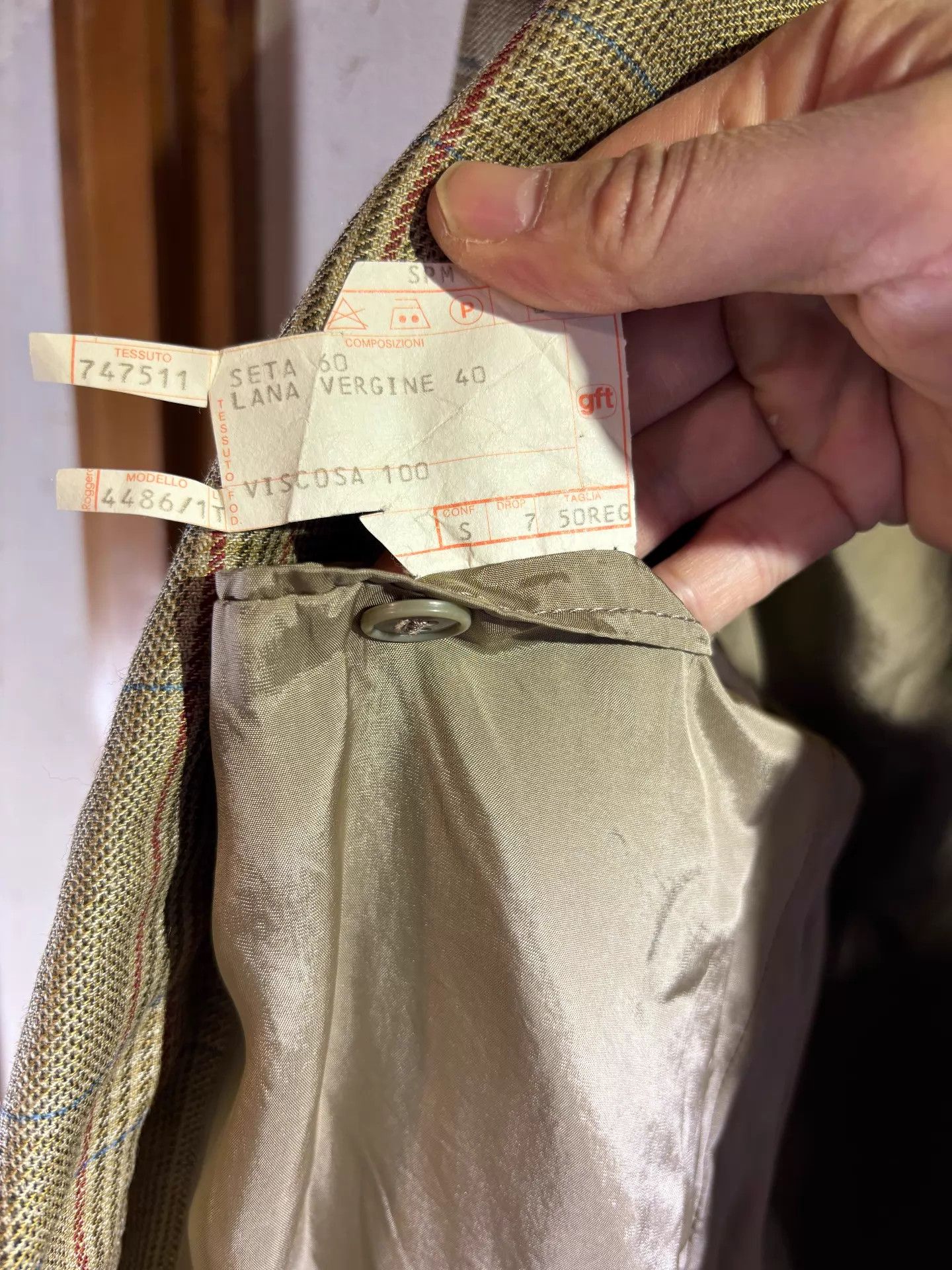 Giorgio Armani Giorgio Armani Vintage Silk-Wool Blend Suit 90s 50 (S) 95% Size US M / EU 48-50 / 2 - 9 Thumbnail