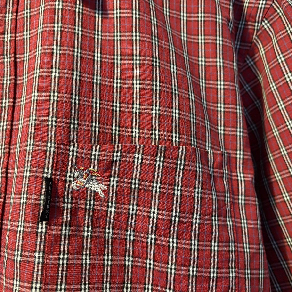 Burberry Burberry Checkered Button Ups With Logo Size US L / EU 52-54 / 3 - 3 Thumbnail