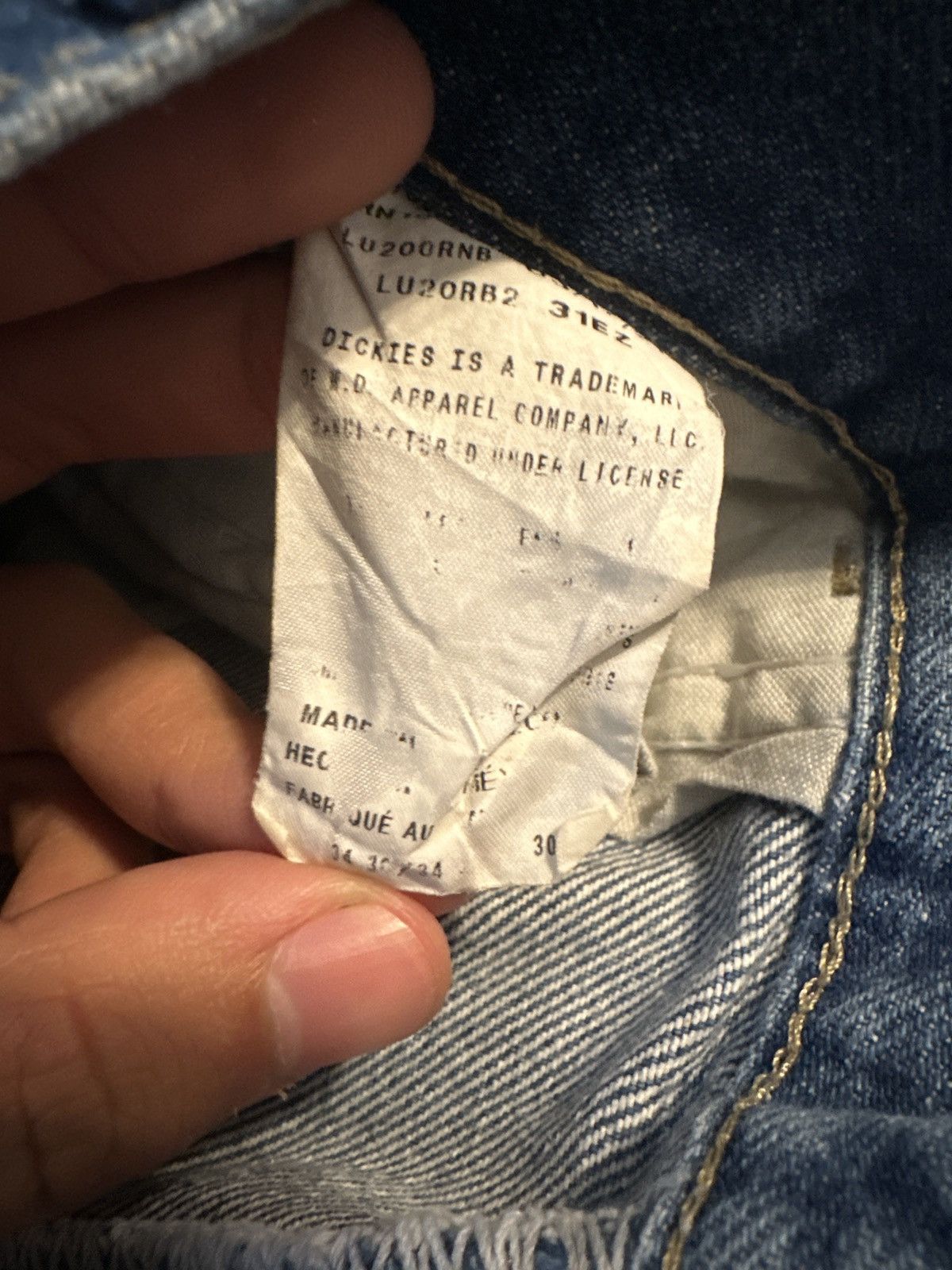 Dickies × Vintage Dickies carpenter jeans Size US 34 / EU 50 - 4 Thumbnail