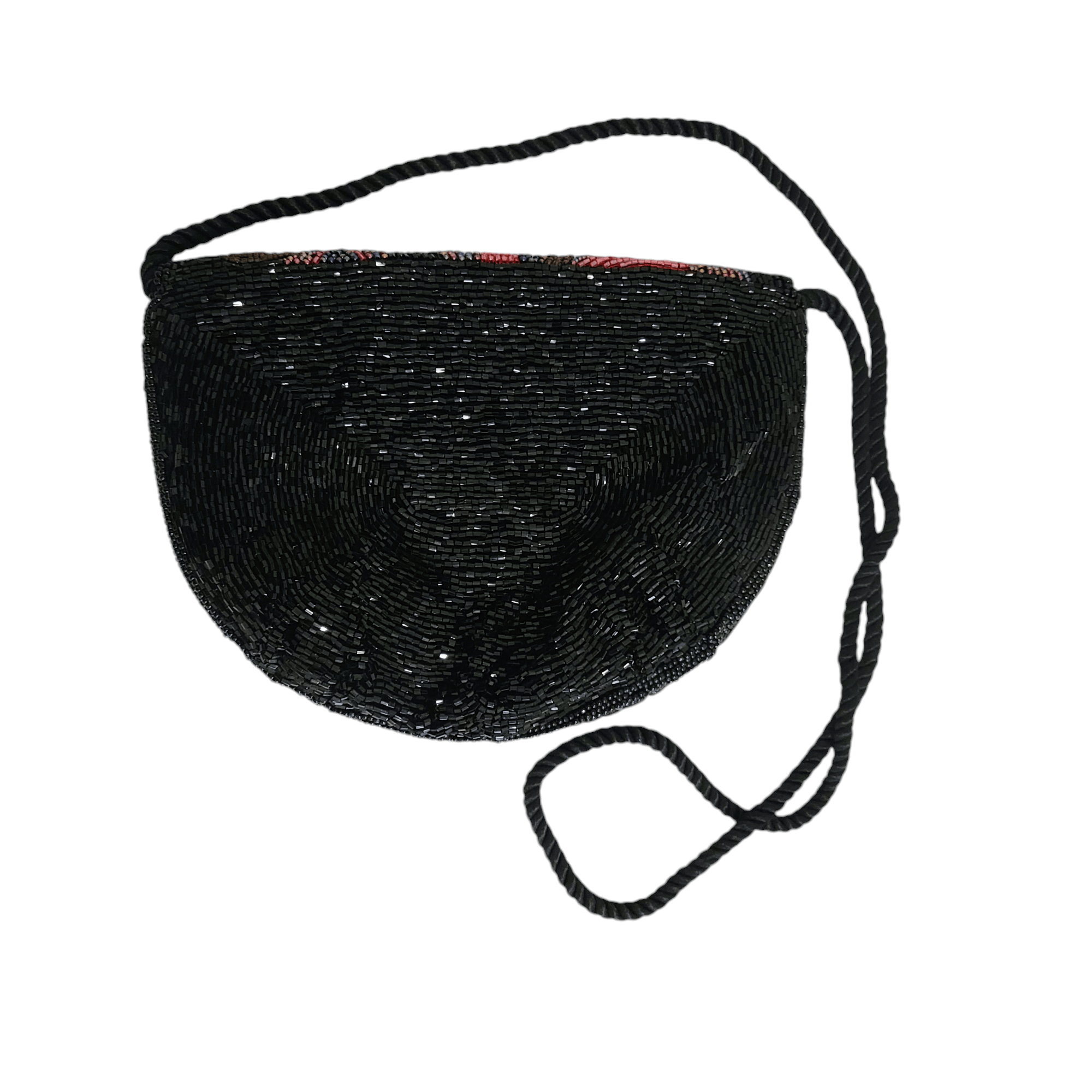 NBDN Nobrandedon Walborg Black & Color Bead Mini Small Special Occasion Bag Size ONE SIZE - 3 Thumbnail