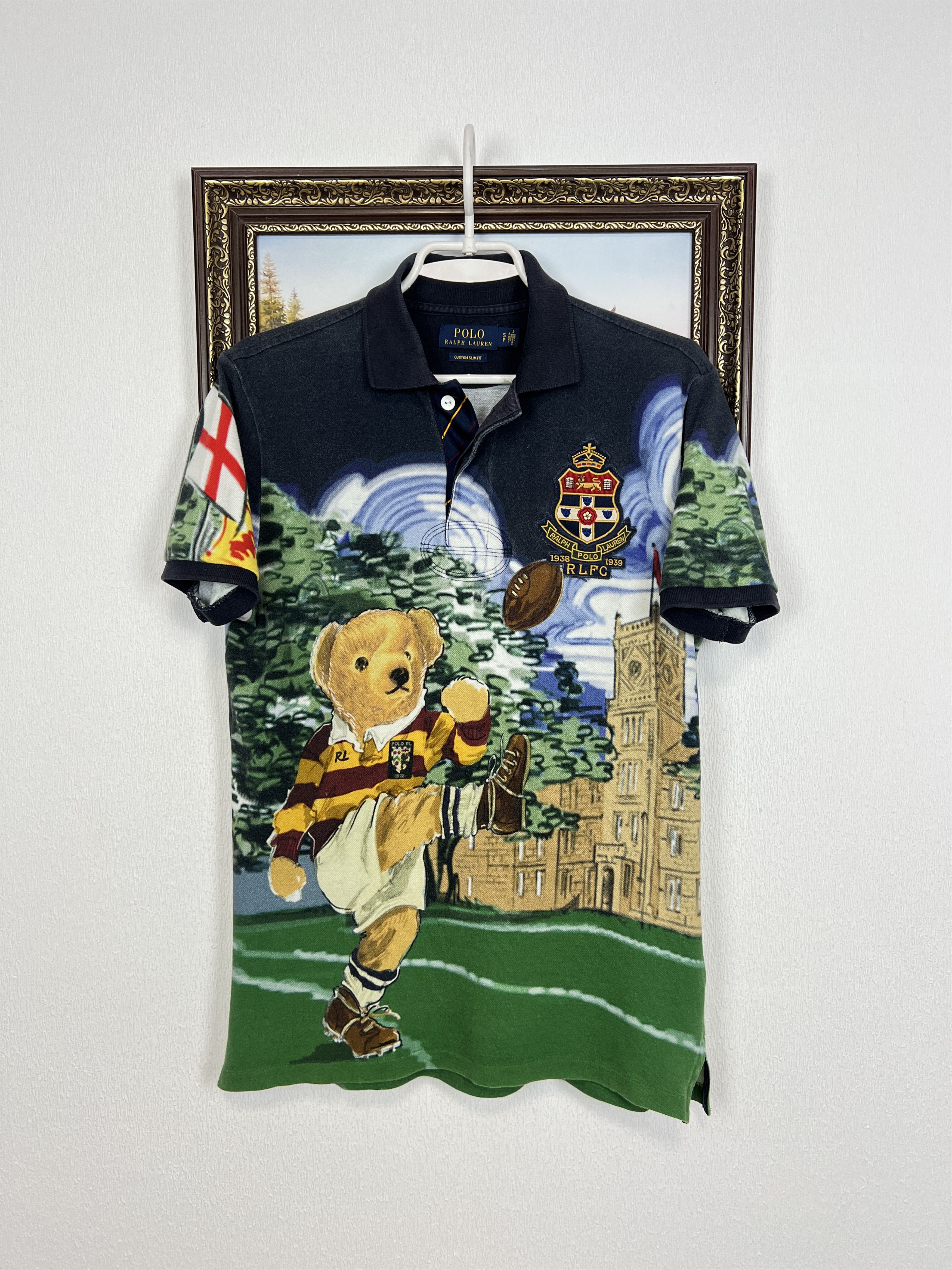 All Over Print Teddy Bear Polo by Polo Ralph Lauren Rugby