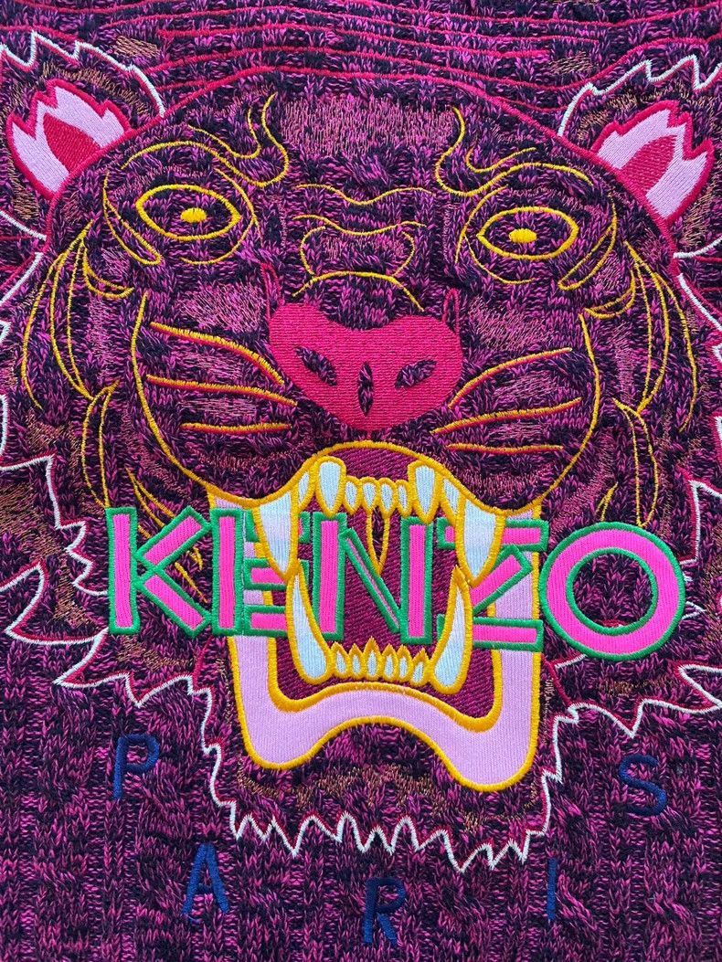 Kenzo KENZO Winter sweater with tiger head embroidery Size M / US 6-8 / IT 42-44 - 3 Thumbnail