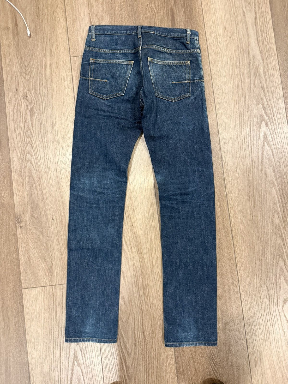 Dior Raw Blue Dior Jeans Size US 27 - 4 Thumbnail