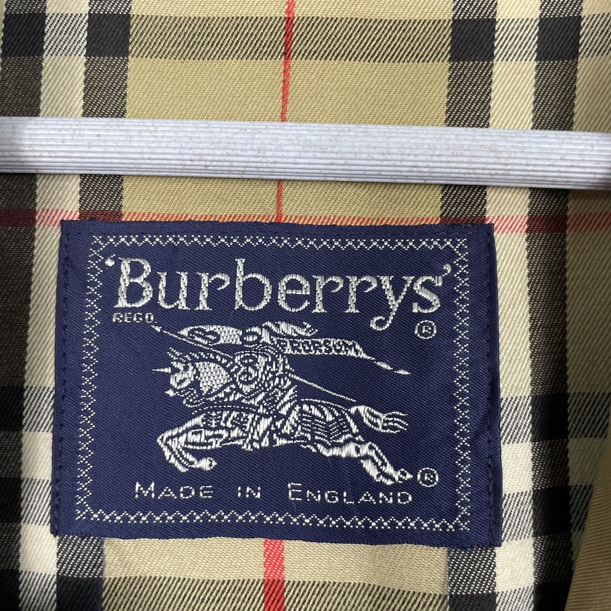 Burberry Prorsum × Vintage 💥VTG BURBERRYS PRORSUM NOVA CHECK TRENCH COAT Size US L / EU 52-54 / 3 - 8 Thumbnail