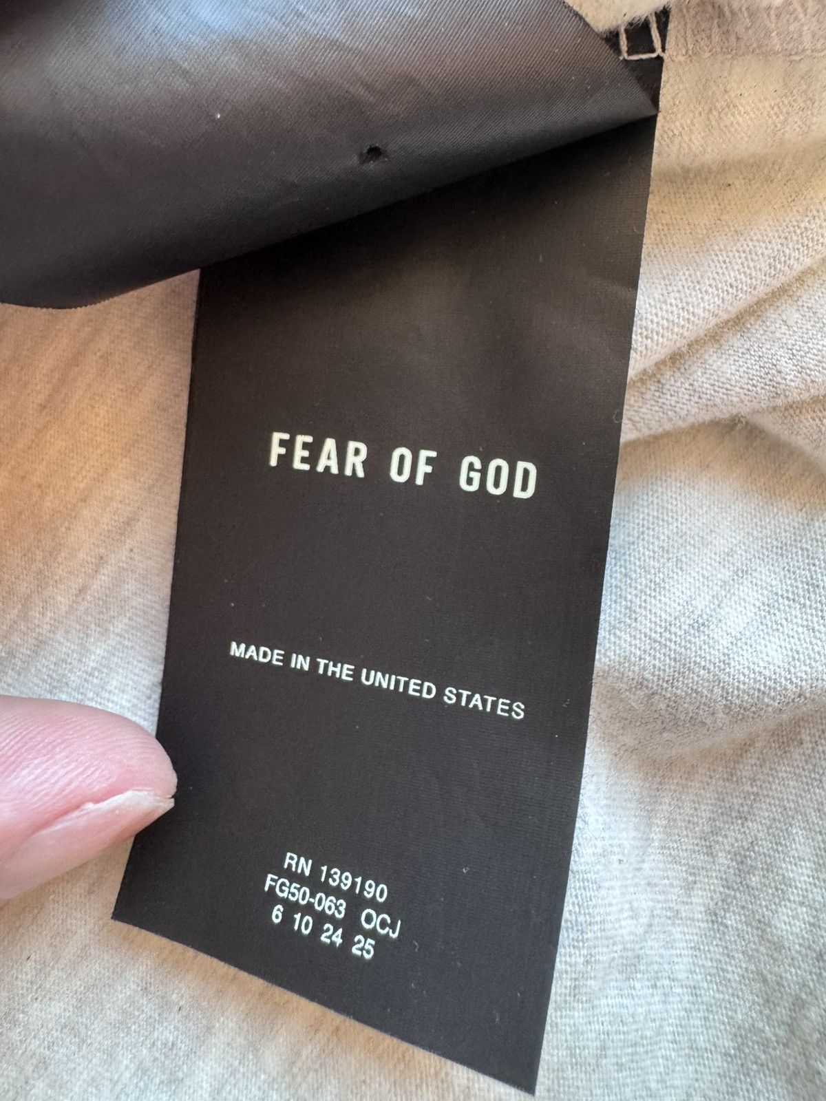 Fear of God Fear Of God T Shirt Size US M / EU 48-50 / 2 - 4 Thumbnail
