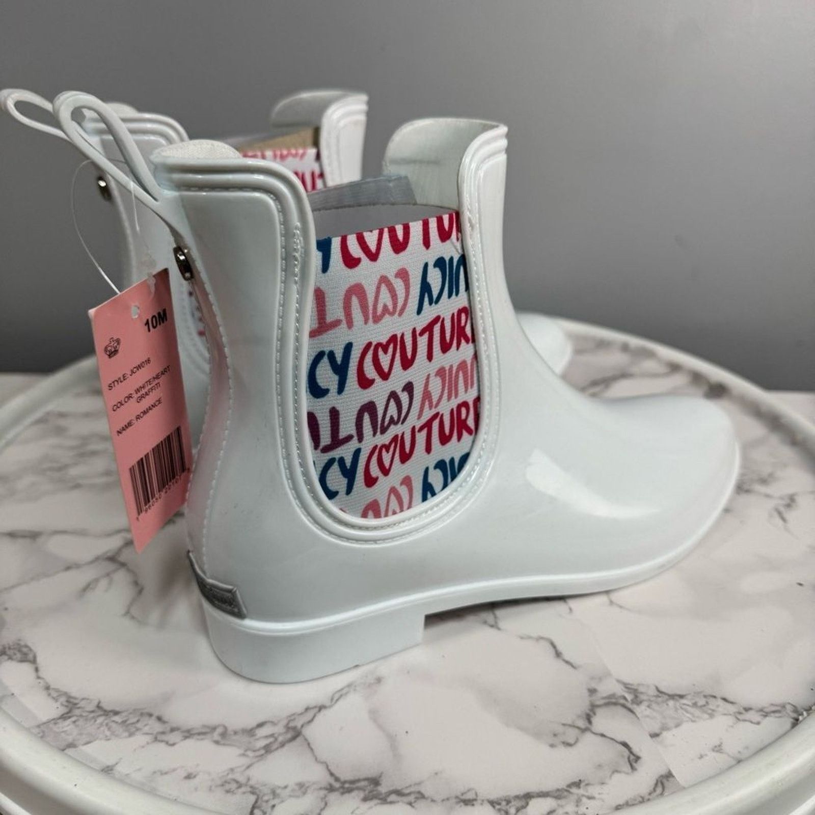 Juicy Couture Juicy Couture Women's Rain Boot Size 10 #K268 Size US 10 / EU 43 - 4 Thumbnail