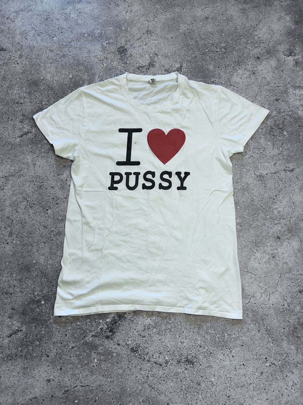Vintage Vintage Y2K ADULT “ I LOVE PUSSY SEX PORNO “ FUNNY Tee Size US M / EU 48-50 / 2 - 1 Thumbnail