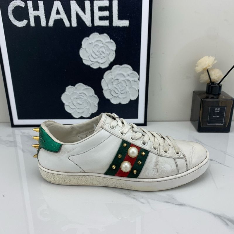 Gucci Gucci Ace Studded Sneakers for Women Size US 6 / IT 36 - 5 Thumbnail