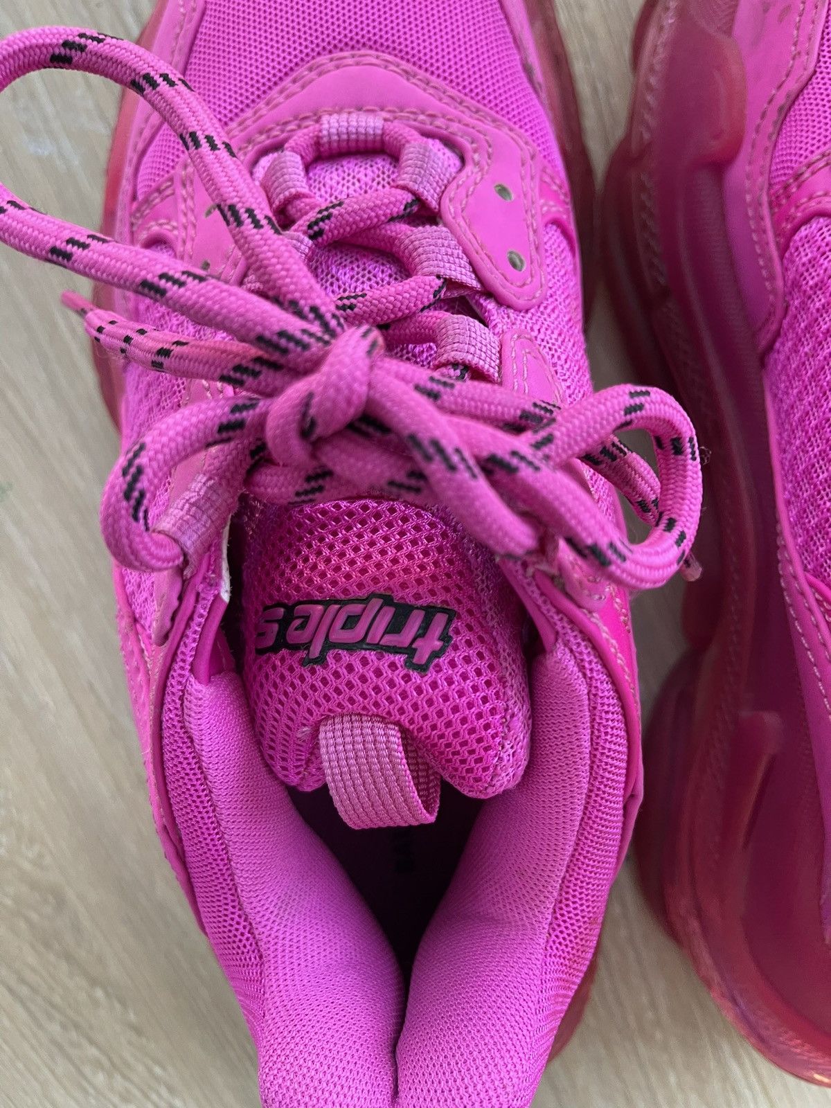 Balenciaga Pink Balenciaga Triple S Size US 6.5 / IT 36.5 - 3 Thumbnail