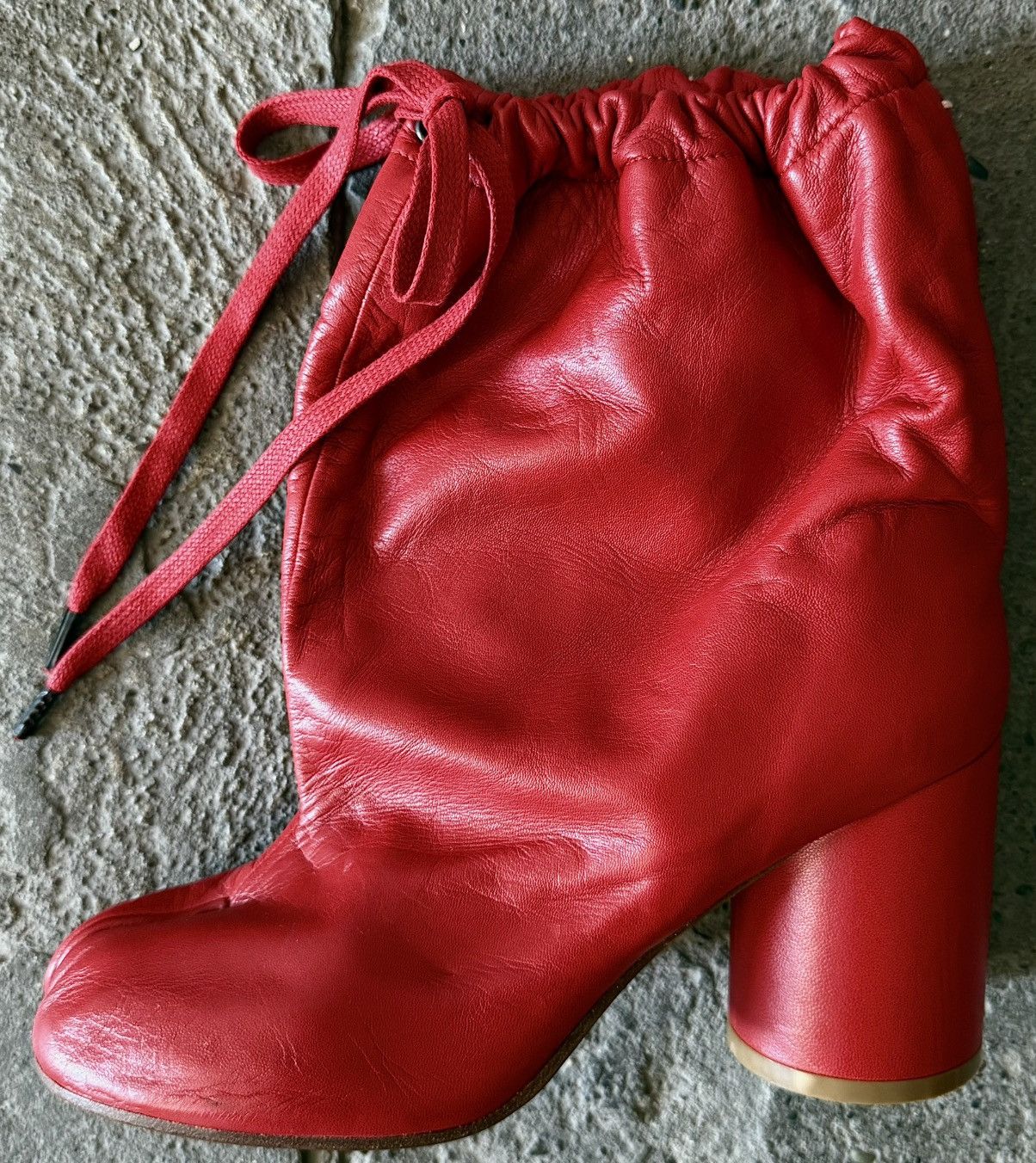 Maison Margiela Maison Margiela - SS2017 - Drawstring Balloon Tabi Boots Size US 6 / IT 36 - 11 Thumbnail