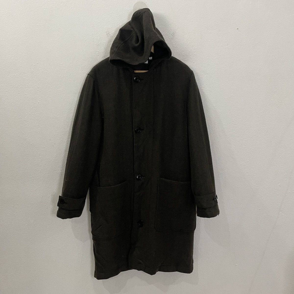Lemaire × Uniqlo Vintage Uniqlo X Lemaire Hoodies Trench Coat Jacket Size US L / EU 52-54 / 3 - 1 Thumbnail