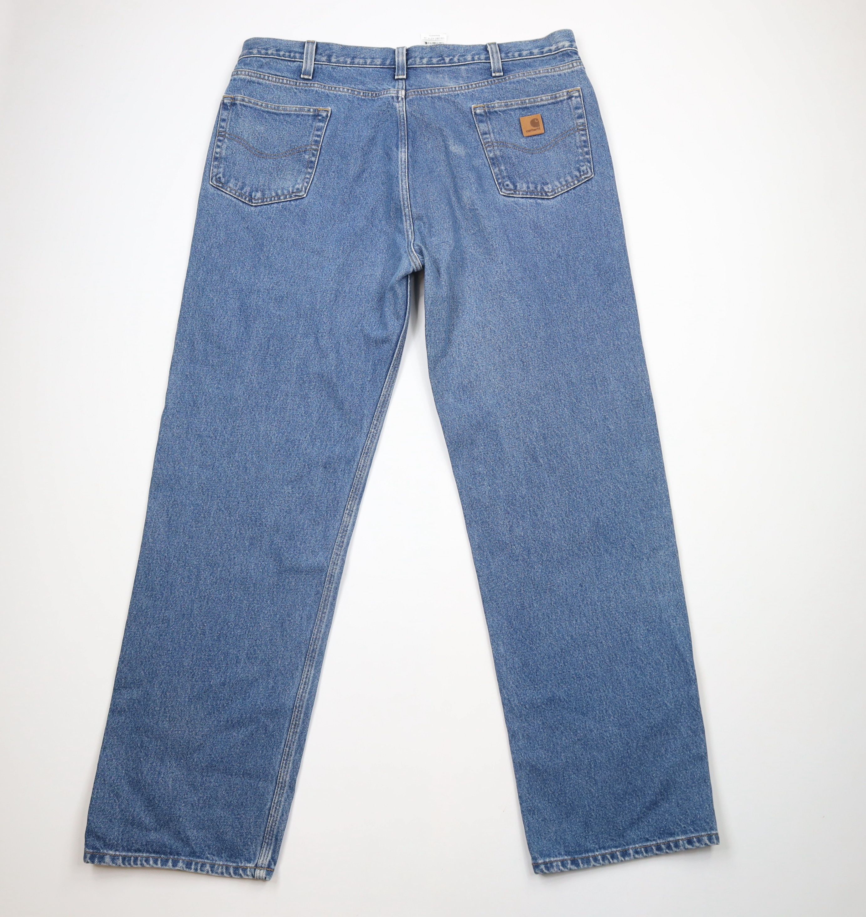 Carhartt × Vintage Vintage Carhartt Out Wide Leg Relaxed Fit Denim Jeans Blue Size US 42 / EU 58 - 7 Thumbnail