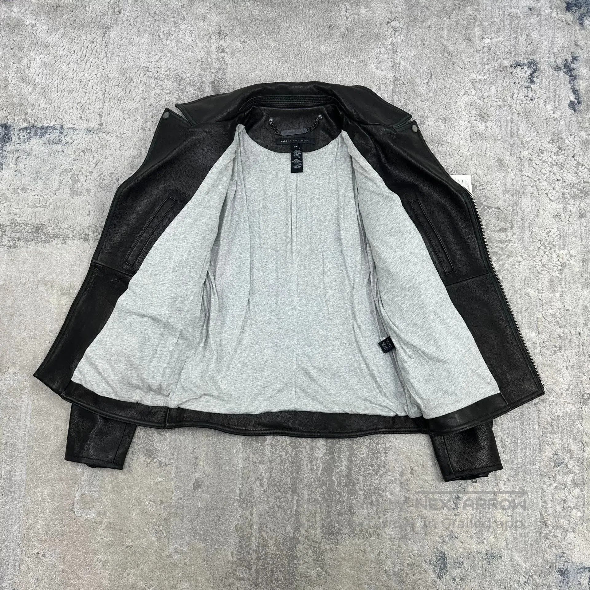 Marc by Marc Jacobs black leather biker jacket by marc jacobs. Size US S / EU 44-46 / 1 - 5 Thumbnail