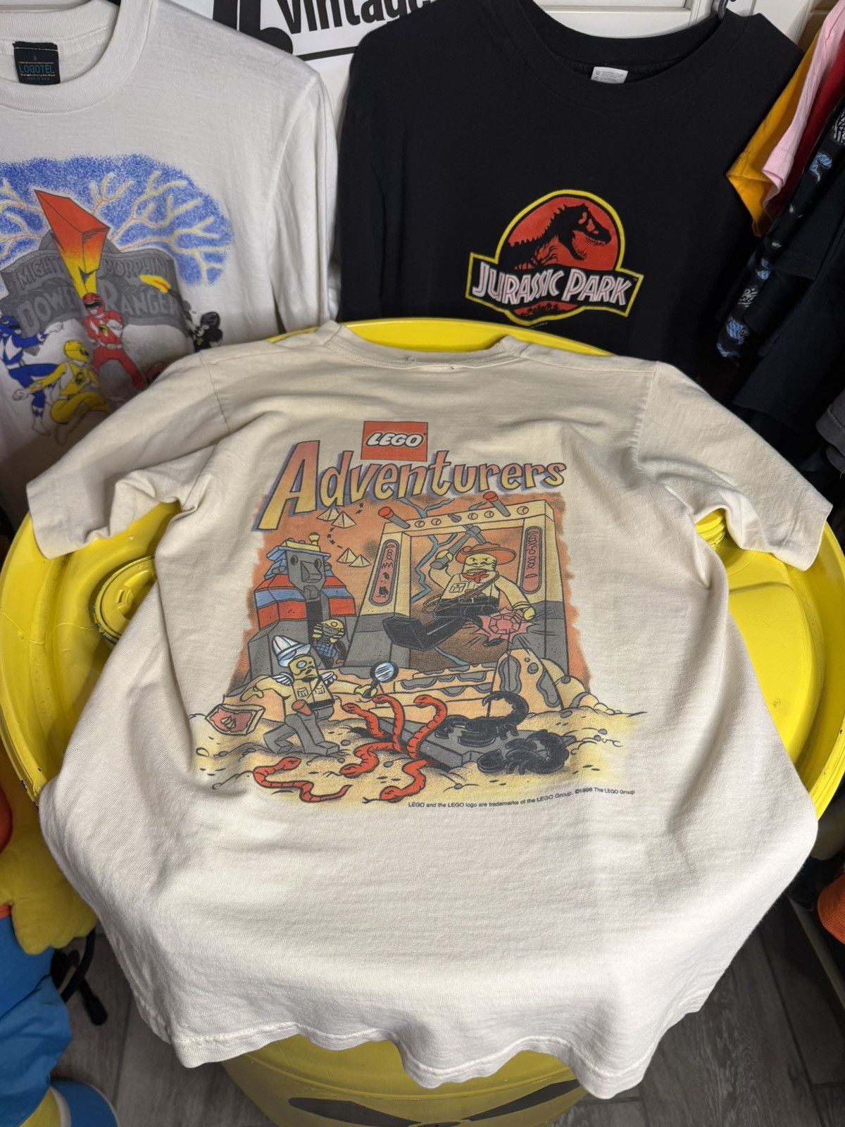 Vintage 1990s Lego adventurers single stitch T-shirt Size US M / EU 48-50 / 2 - 1 Thumbnail