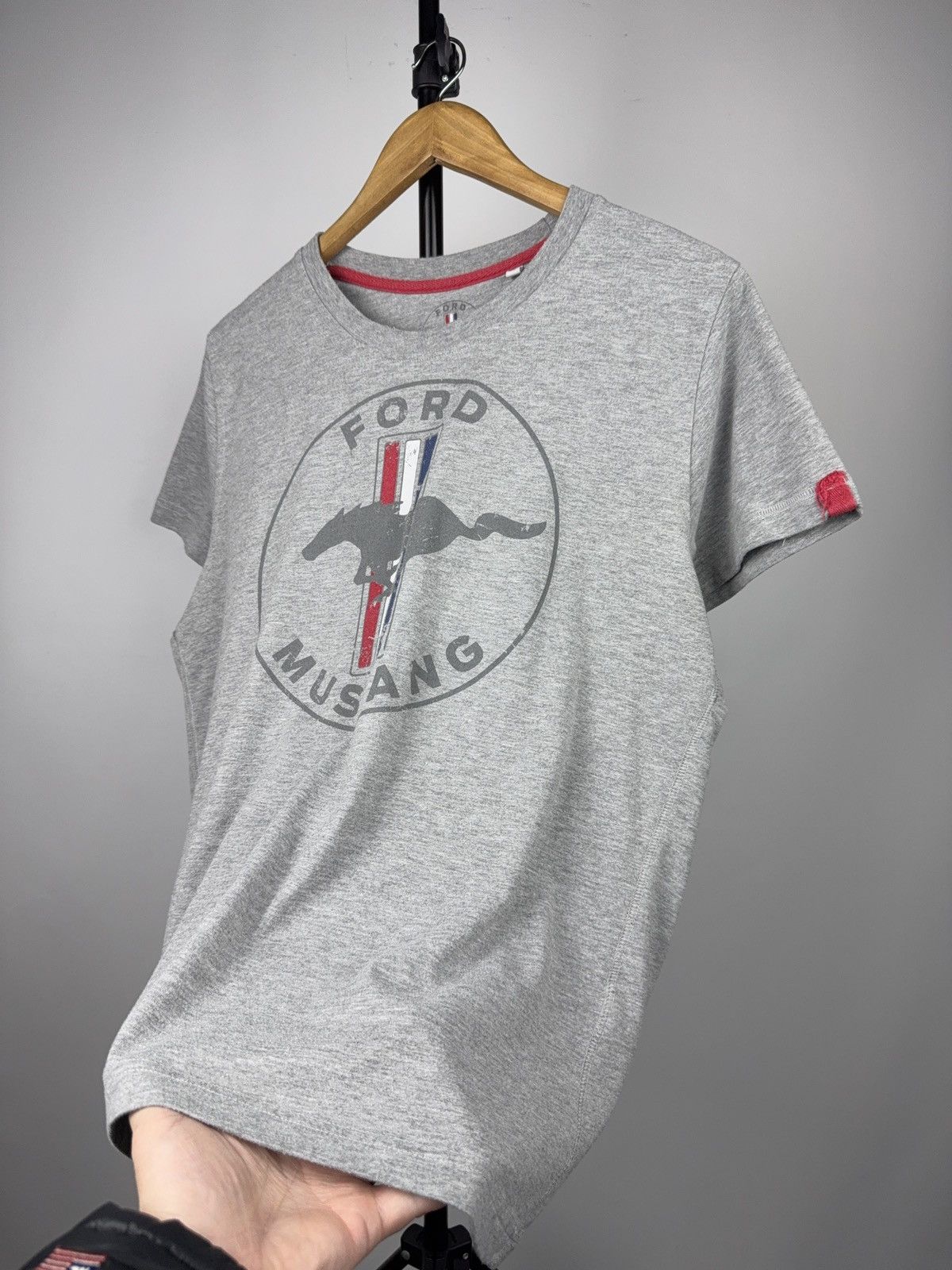 Ford Retro Ford Mustang Logo Tee Classic Pony Graphic Shirt M/L Size US M / EU 48-50 / 2 - 2 Thumbnail