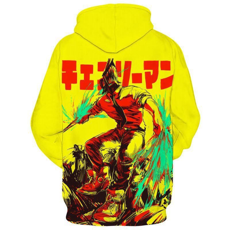Japanese Brand Chainsaw Man Hoodies Size US XXL / EU 58 / 5 - 2 Thumbnail