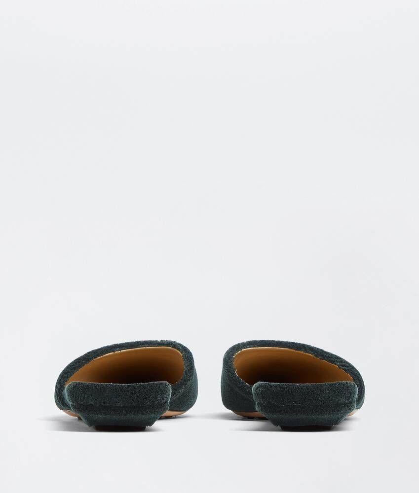 Bottega Veneta o1n1vont0325 Point Fabric Flats in Bottle Green Size US 9 / IT 39 - 3 Thumbnail