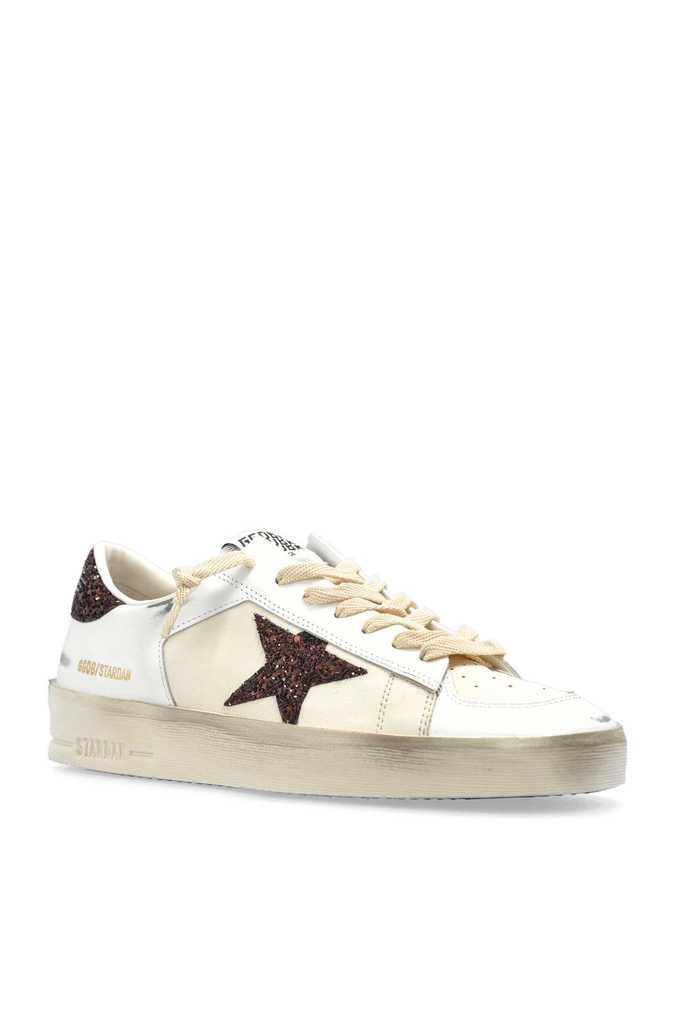 Golden Goose o1s22i1n1224 Stardan Sneakers in White/Brown Size US 9 / IT 39 - 4 Thumbnail