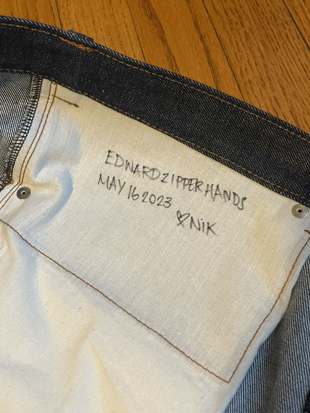 Other Yuremane x EDWARDZIPPERHANDS Rare 1:1 Handmade Selvedge Size US 38 / EU 54 - 7 Thumbnail