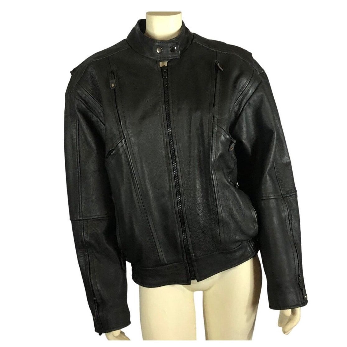 Other Hot Leathers thinsulate lined black motorcycle jacket XL Size US XL / EU 56 / 4 - 13 Thumbnail