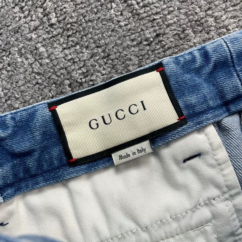 Gucci Gucci Denim sweatpants 2502-Nextarrow Size US 31 - 3 Thumbnail
