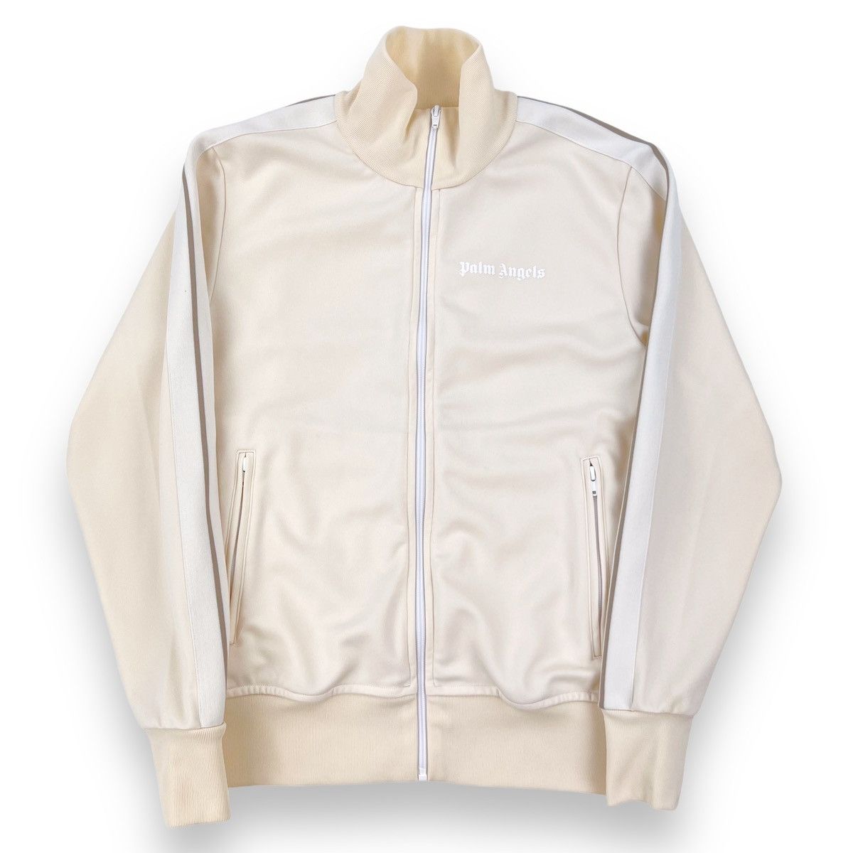 Palm Angels Palm Angels Beige Track Jacket Size US S / EU 44-46 / 1 - 2 Thumbnail