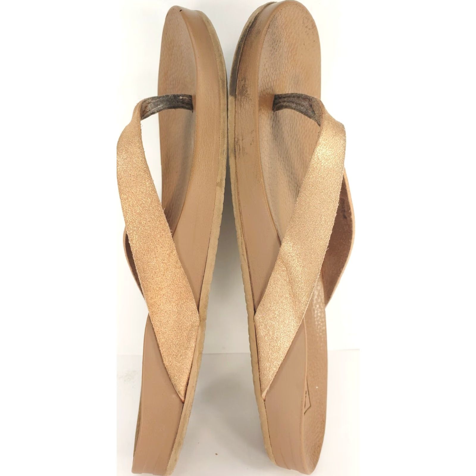 REEF Reef Women's Cushion Bounce Court Vegan Flip Flop Rose Gold Vegan Leather Size 7 Size US 7 / IT 37 - 7 Thumbnail