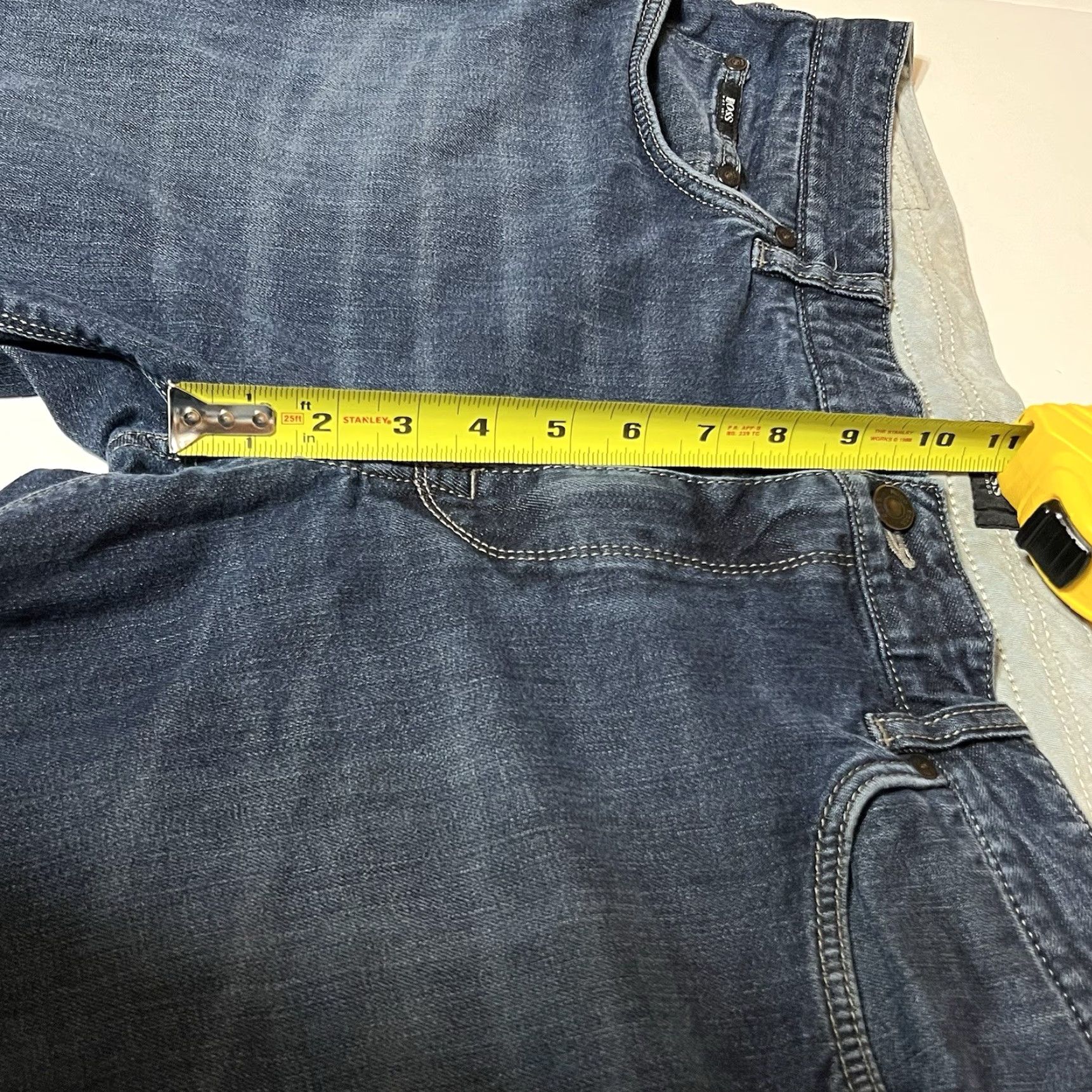 Hugo Boss Hugo Boss Maine Regular Fit Jeans Mens 38 Blue Denim Stretch Size US 38 / EU 54 - 4 Thumbnail